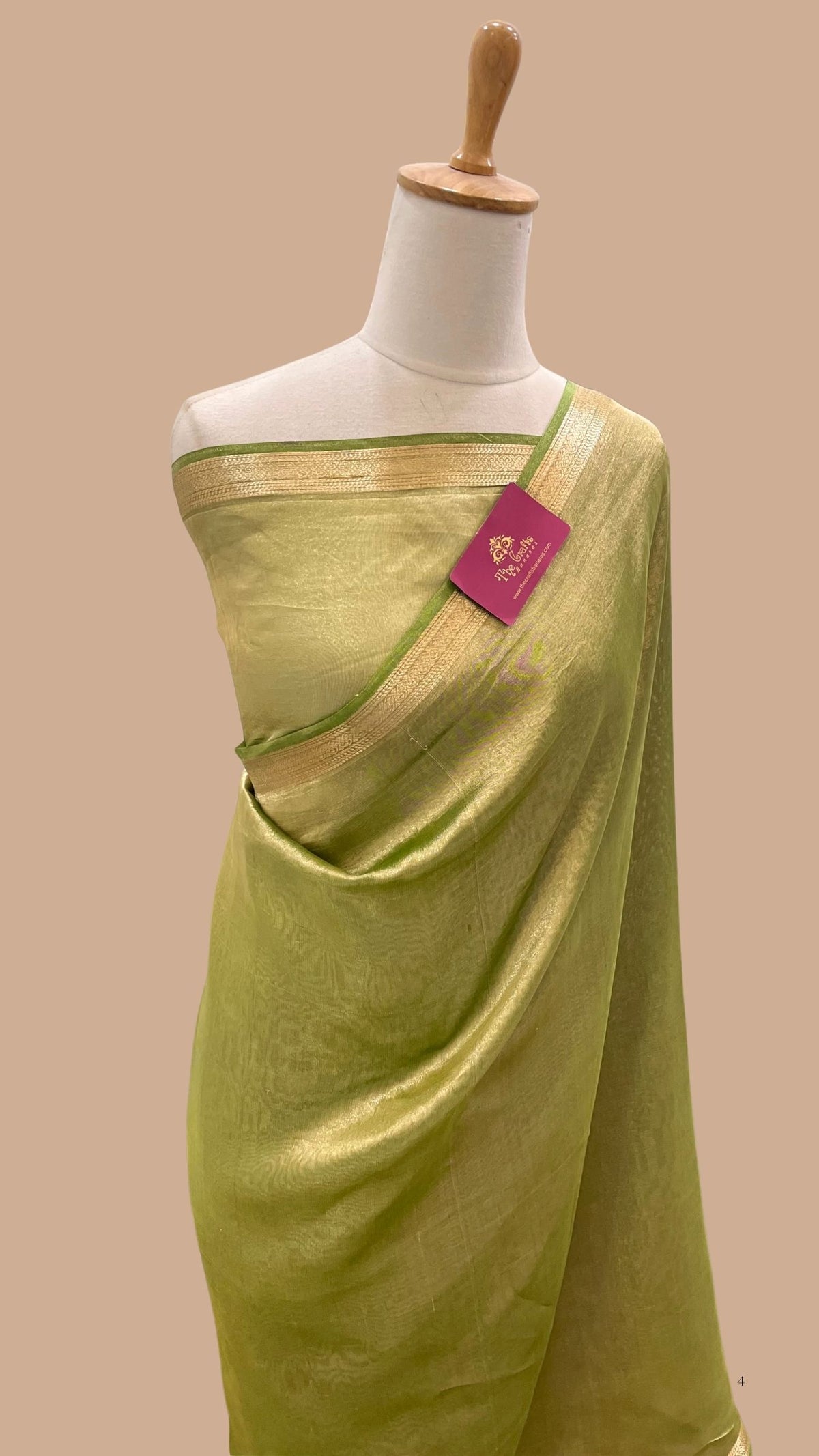 Pure Kora Tissue Silk Banarasi Saree