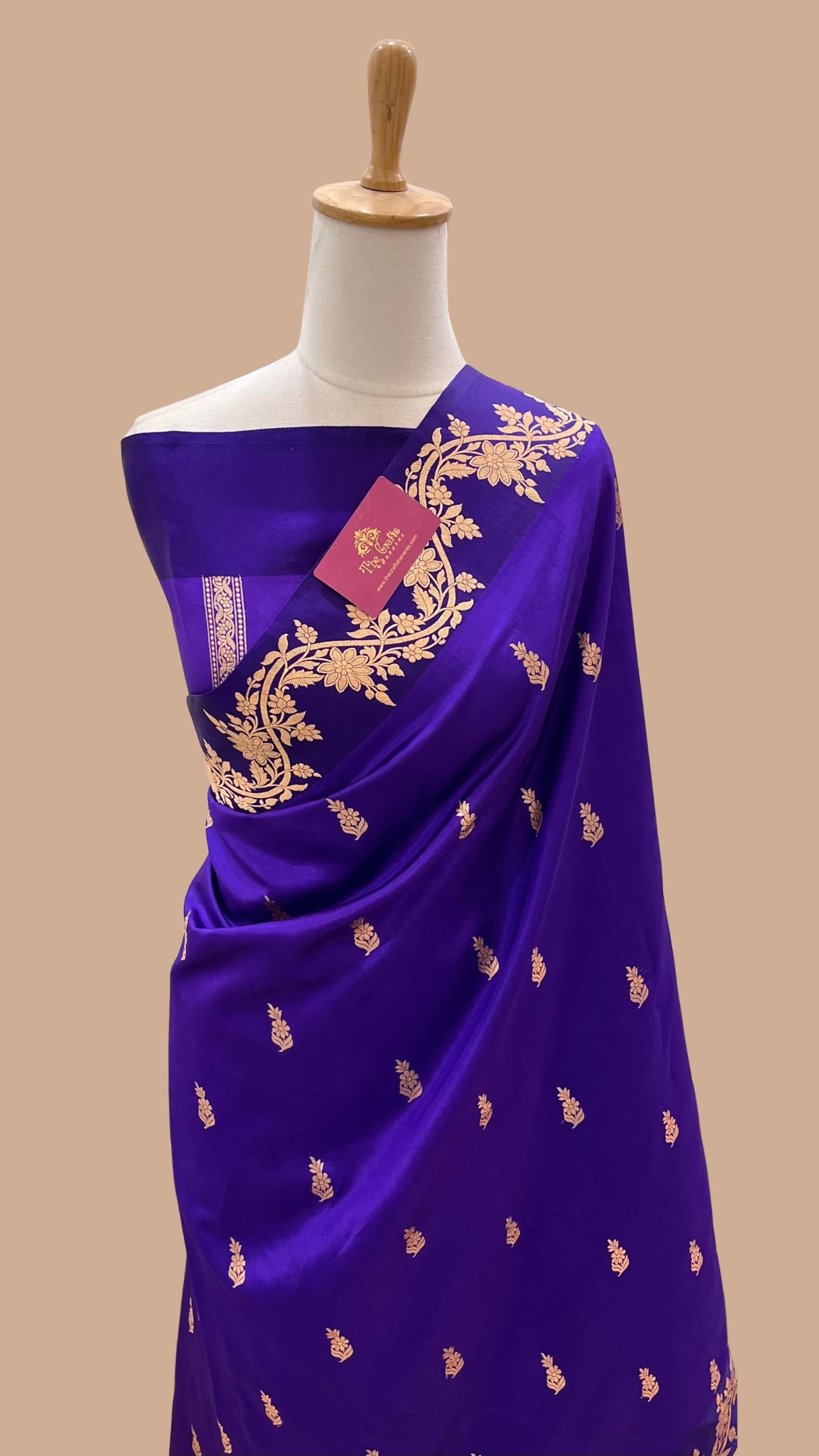 Pure Mango Silk Handloom Banarasi Saree