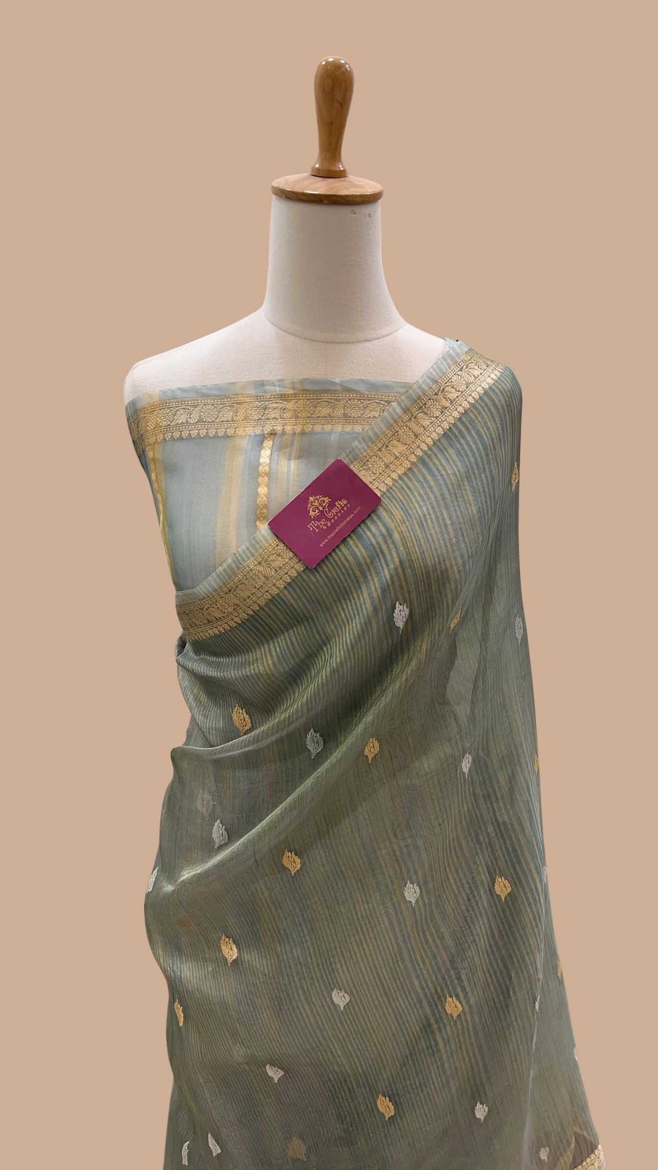 Pure Tissue Silk Handloom Banarasi Saree