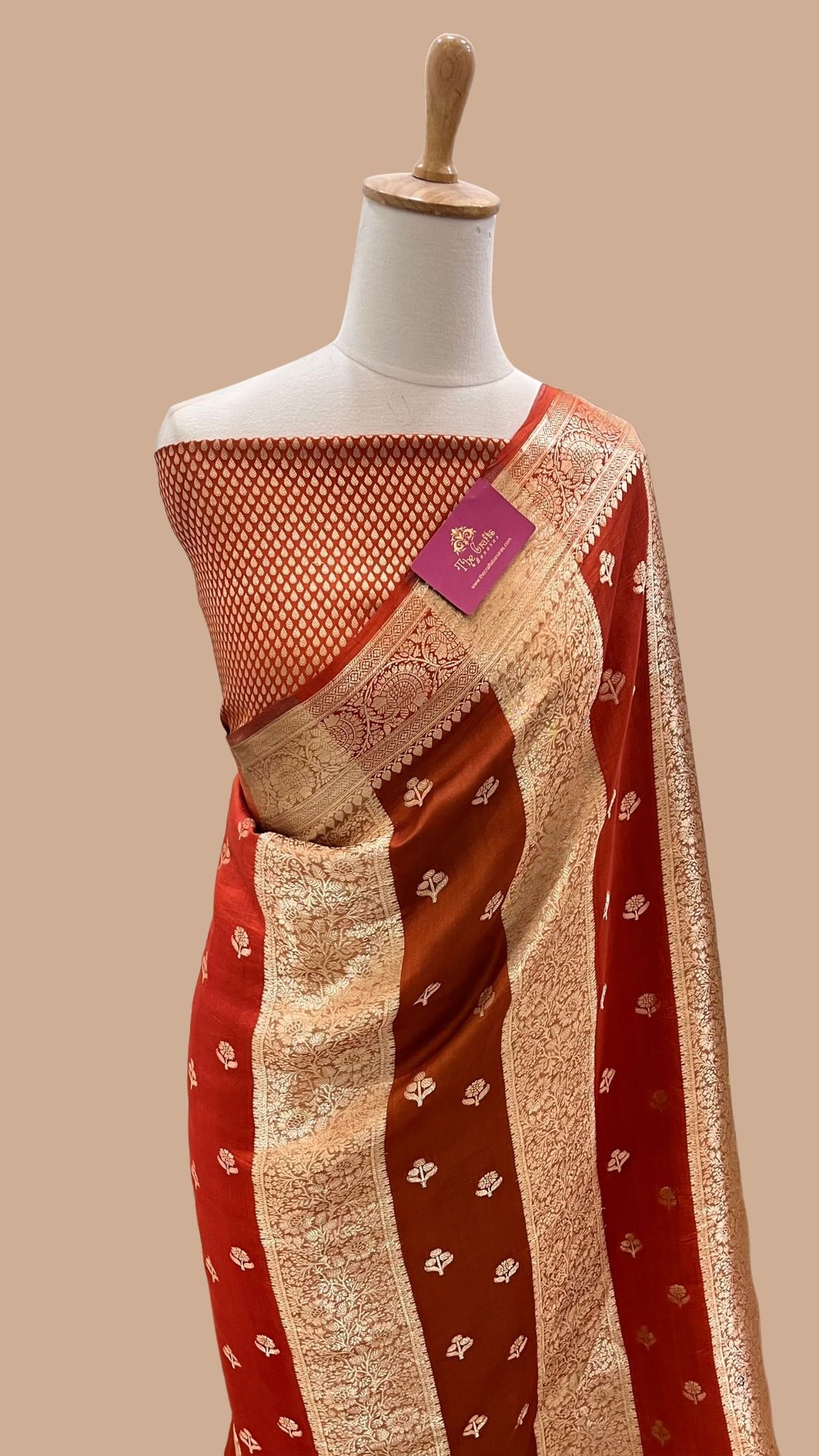 Pure Chiniya Tissue Silk Banarasi Saree