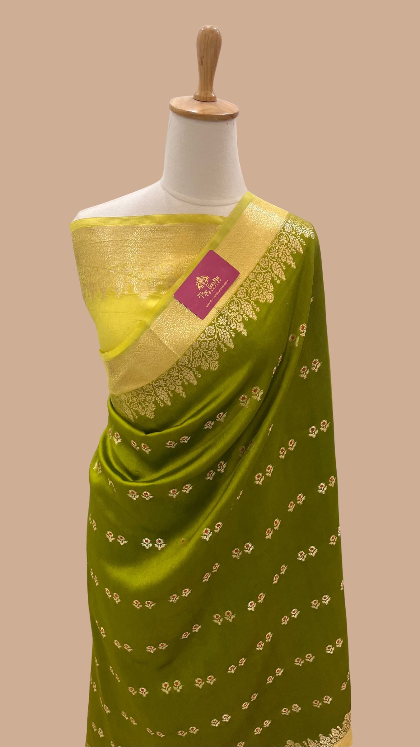 Pure Mango Silk Banarasi Saree
