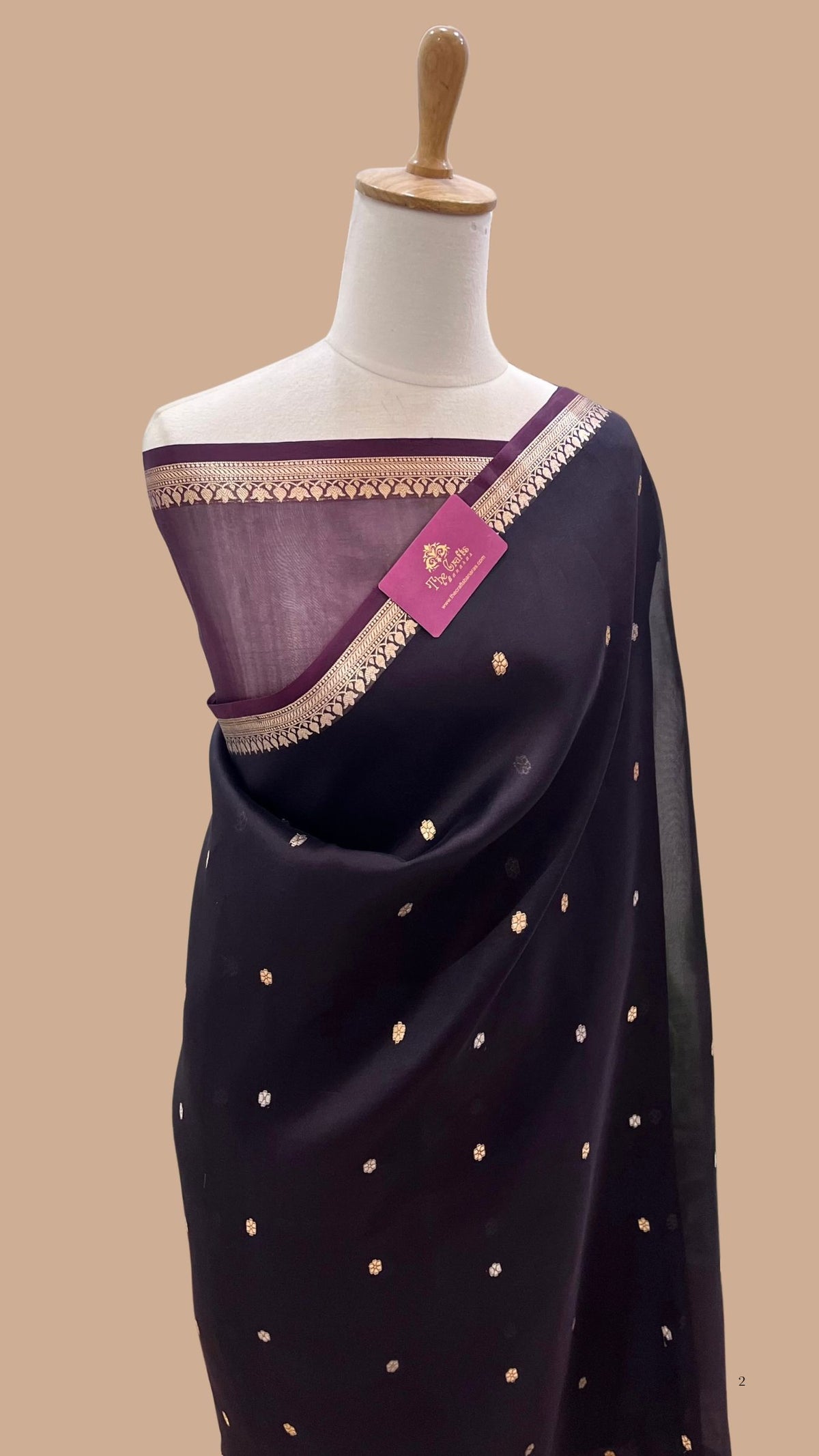 Pure Kora Silk Handloom Banarasi Saree