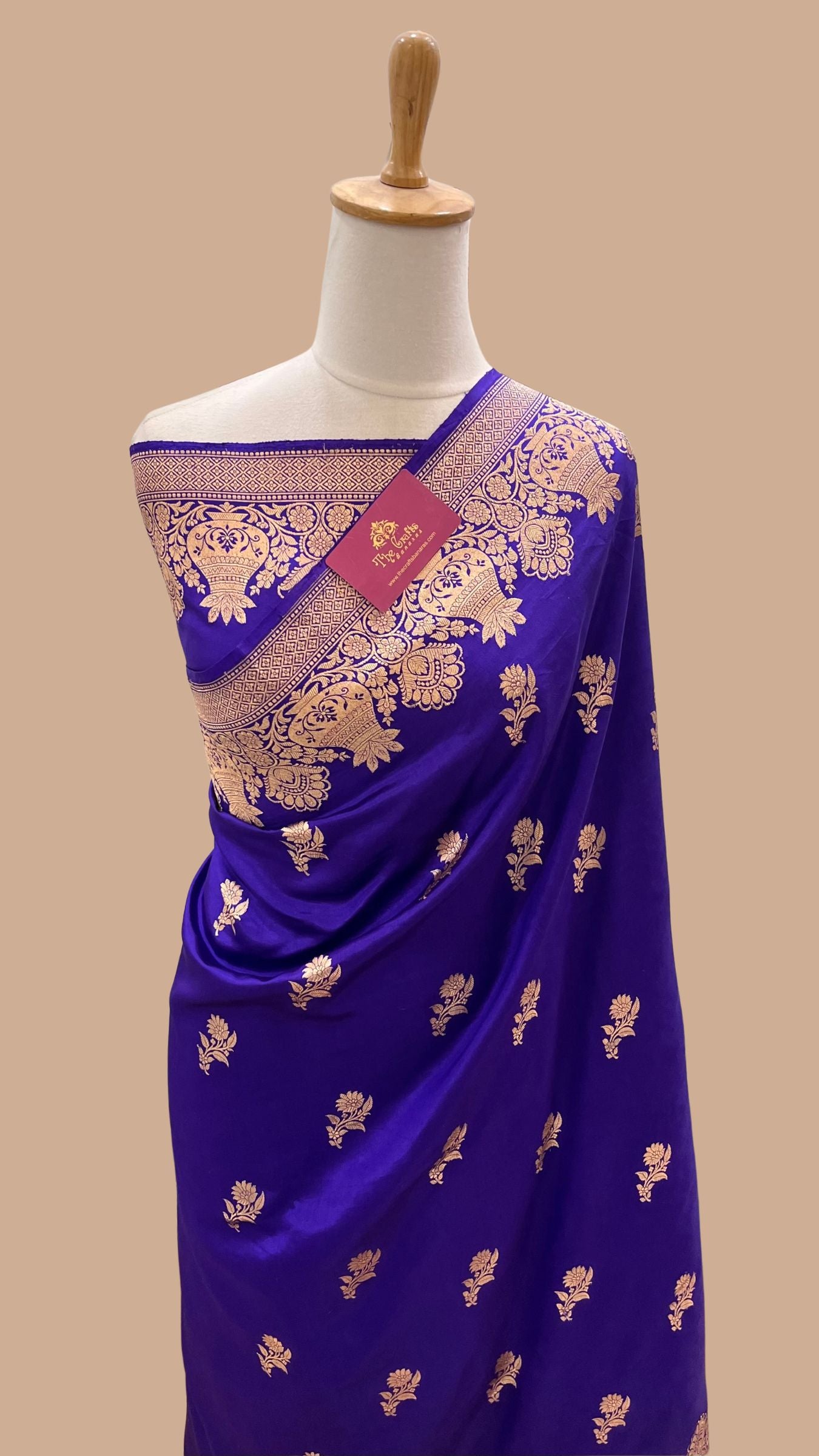 Pure Mango Silk Handloom Banarasi Saree