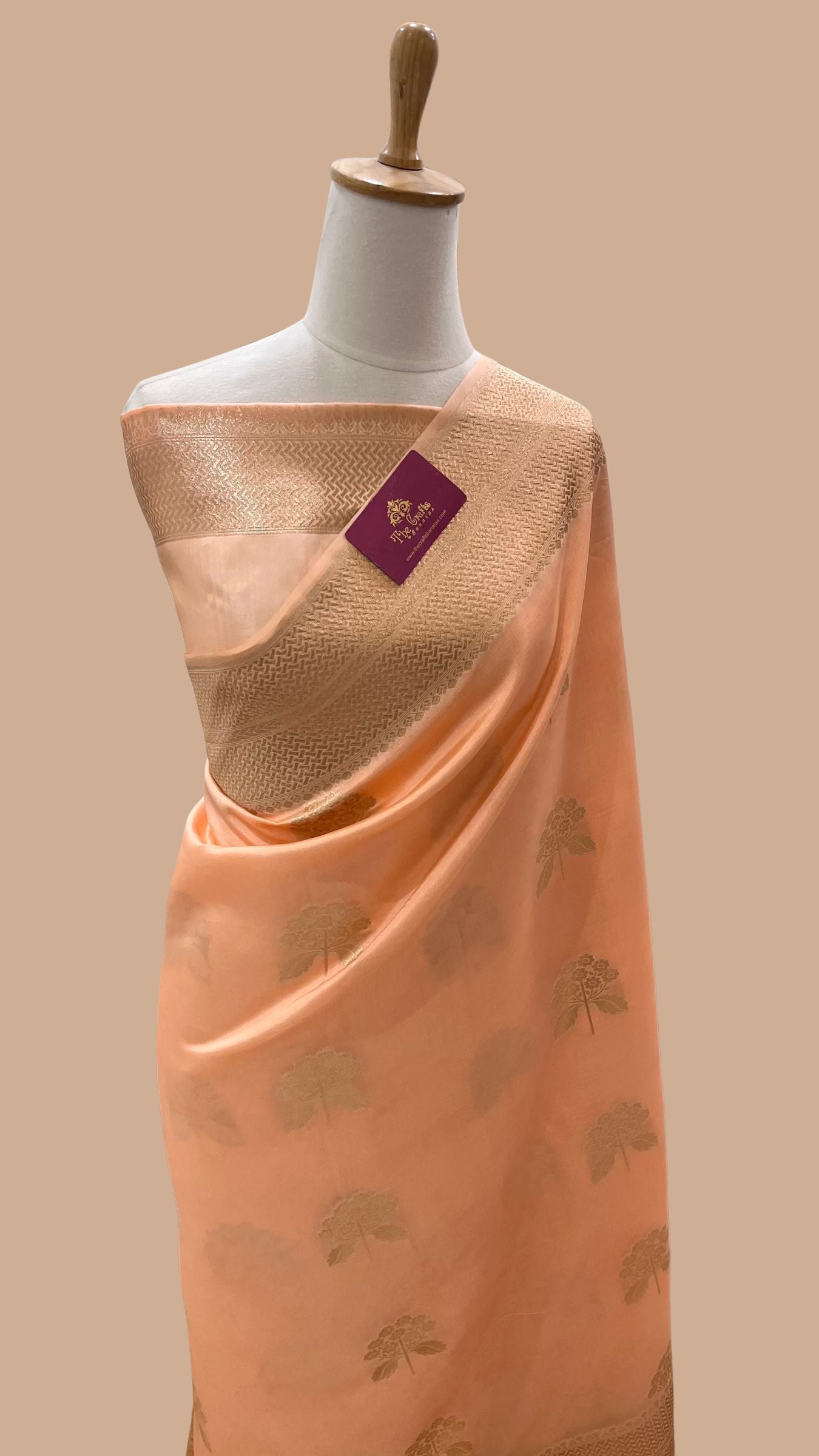 Pure Mango Silk Banarasi Saree