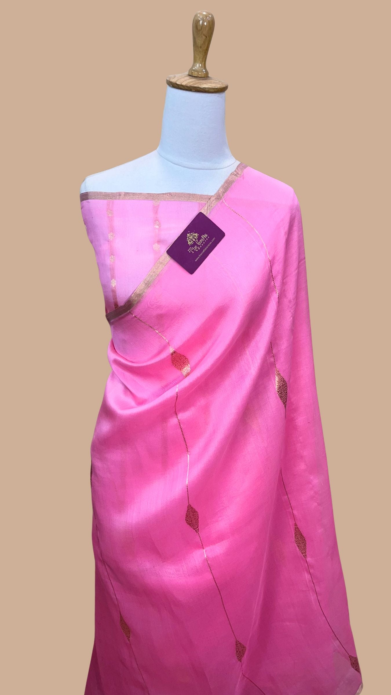 Pure Kora Silk Handloom Banarasi Saree