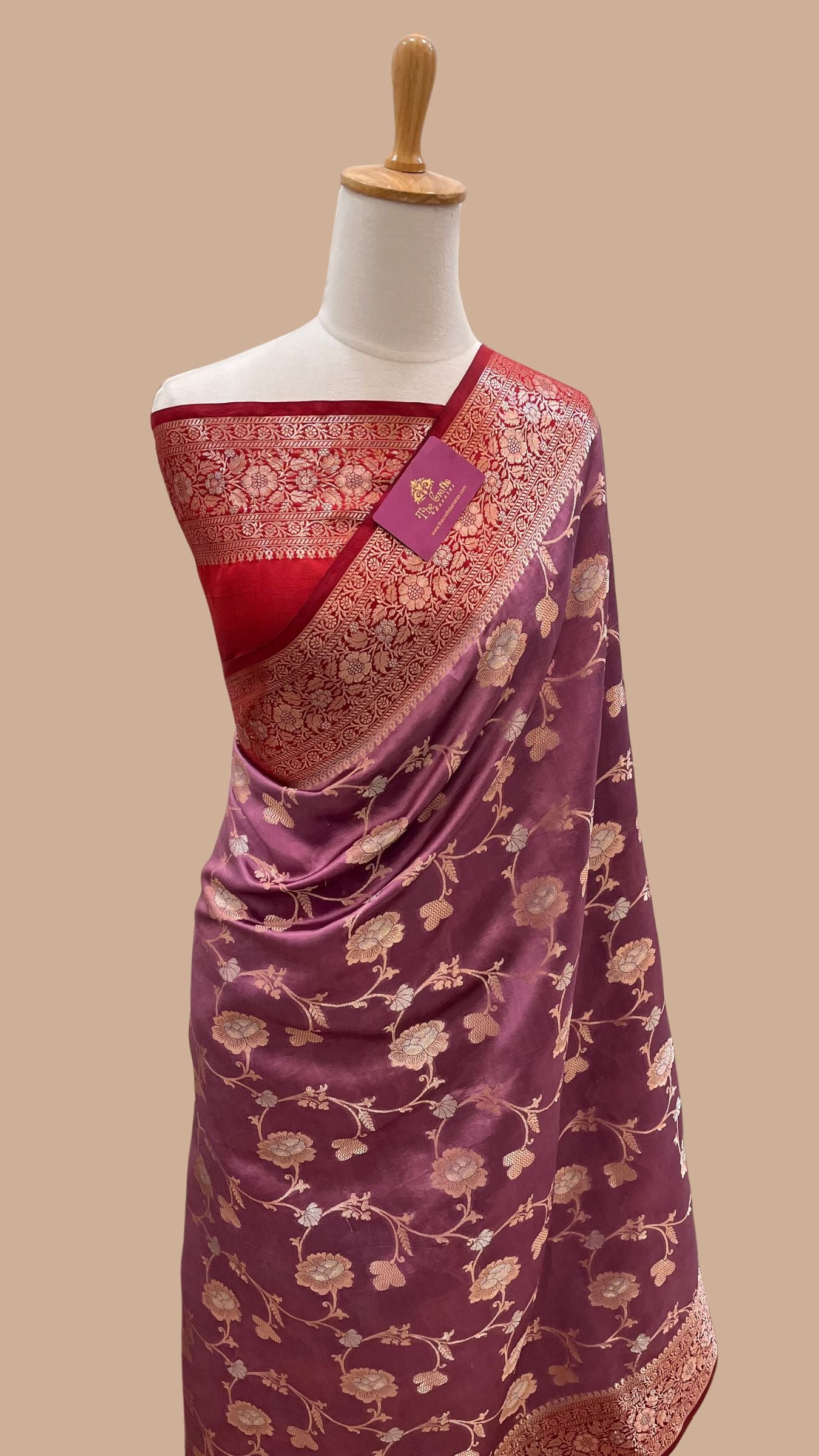 Pure Mango Silk Banarasi Saree