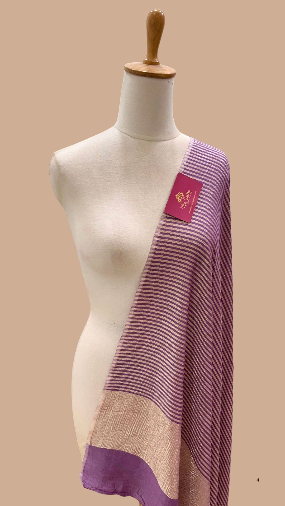 Pure Moonga Silk Banarasi Handloom Dupatta