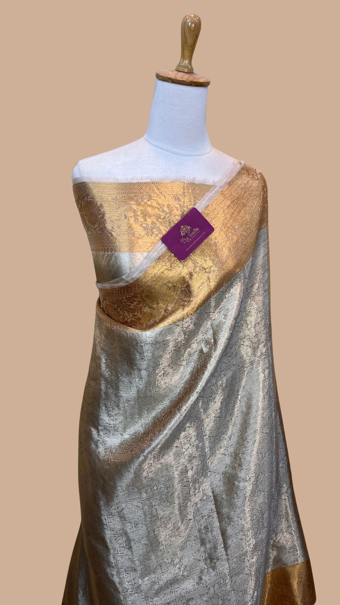 Pure Tissue Silk Brocade Banarasi Saree