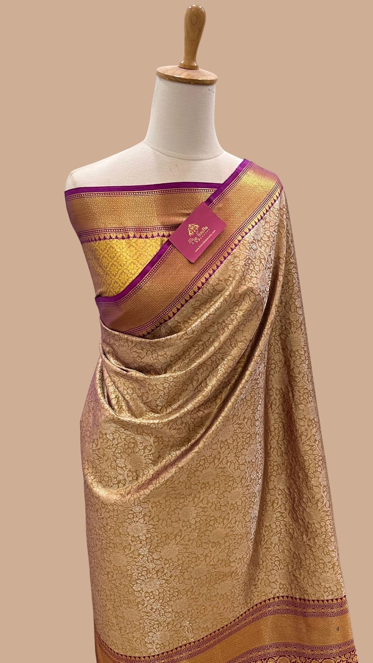 Pure Tissue Brocade Banarasi Saree