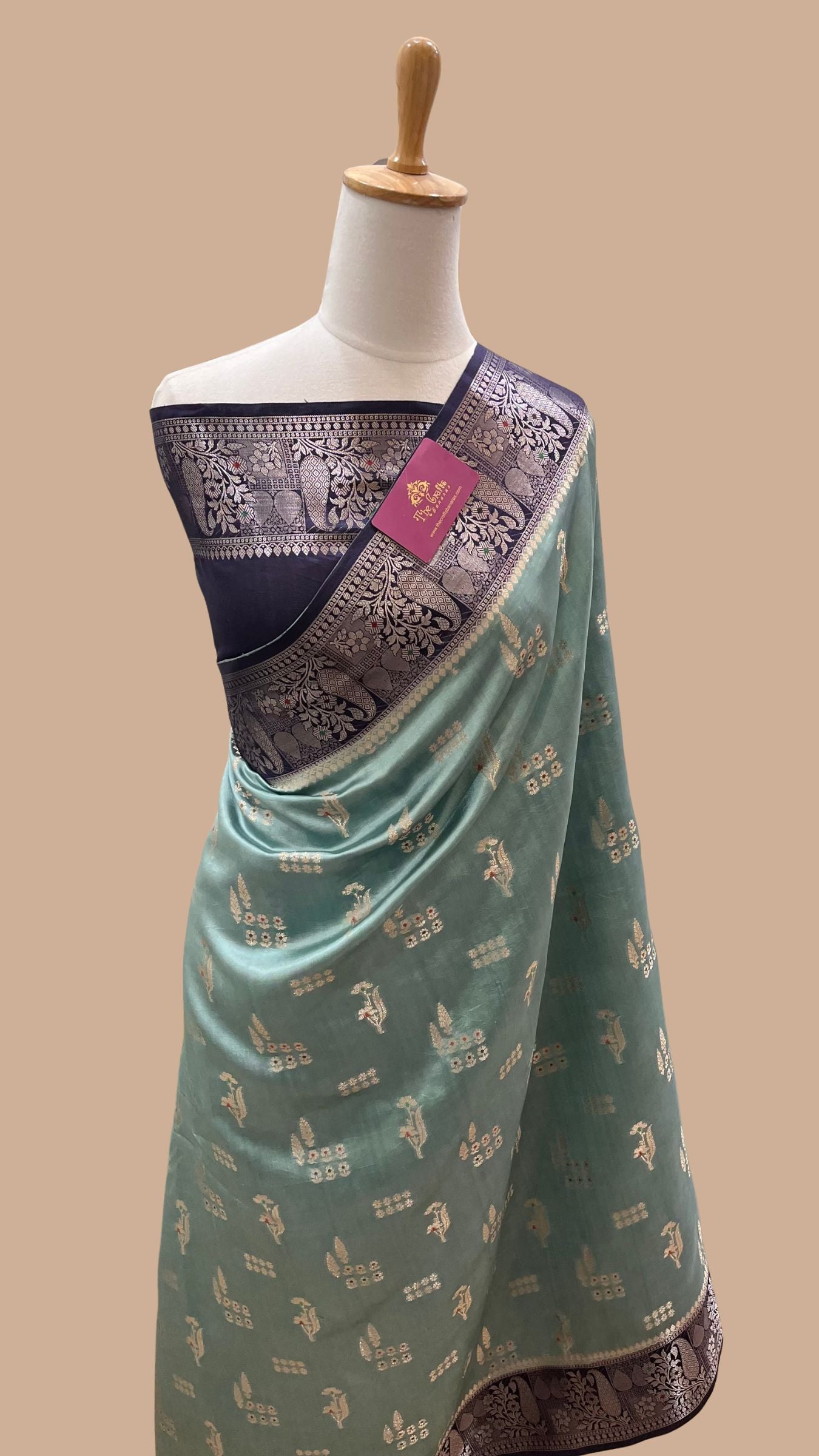 Pure Mango Silk Banarasi Saree