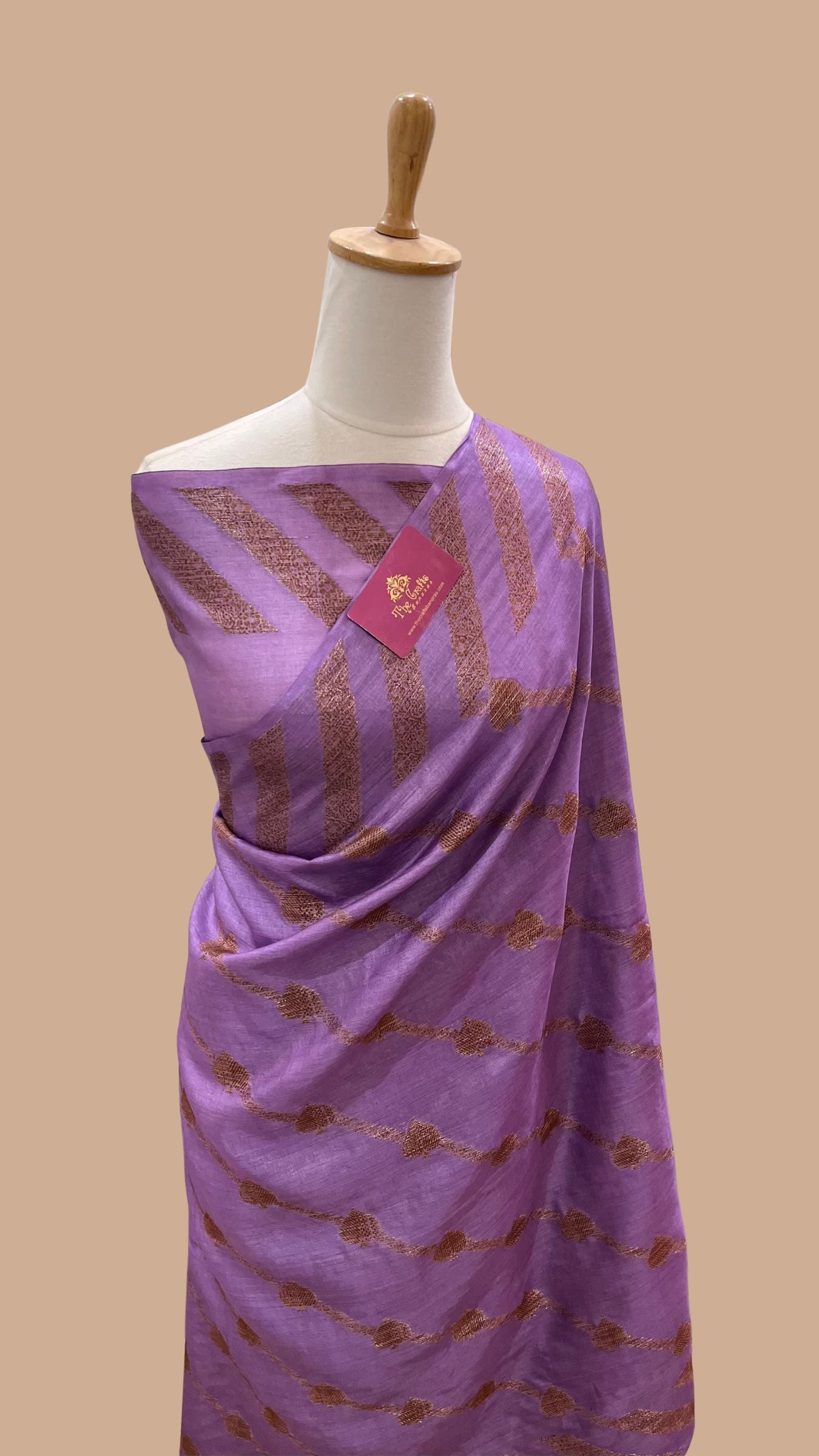 Pure Tussar Silk Banarasi Saree