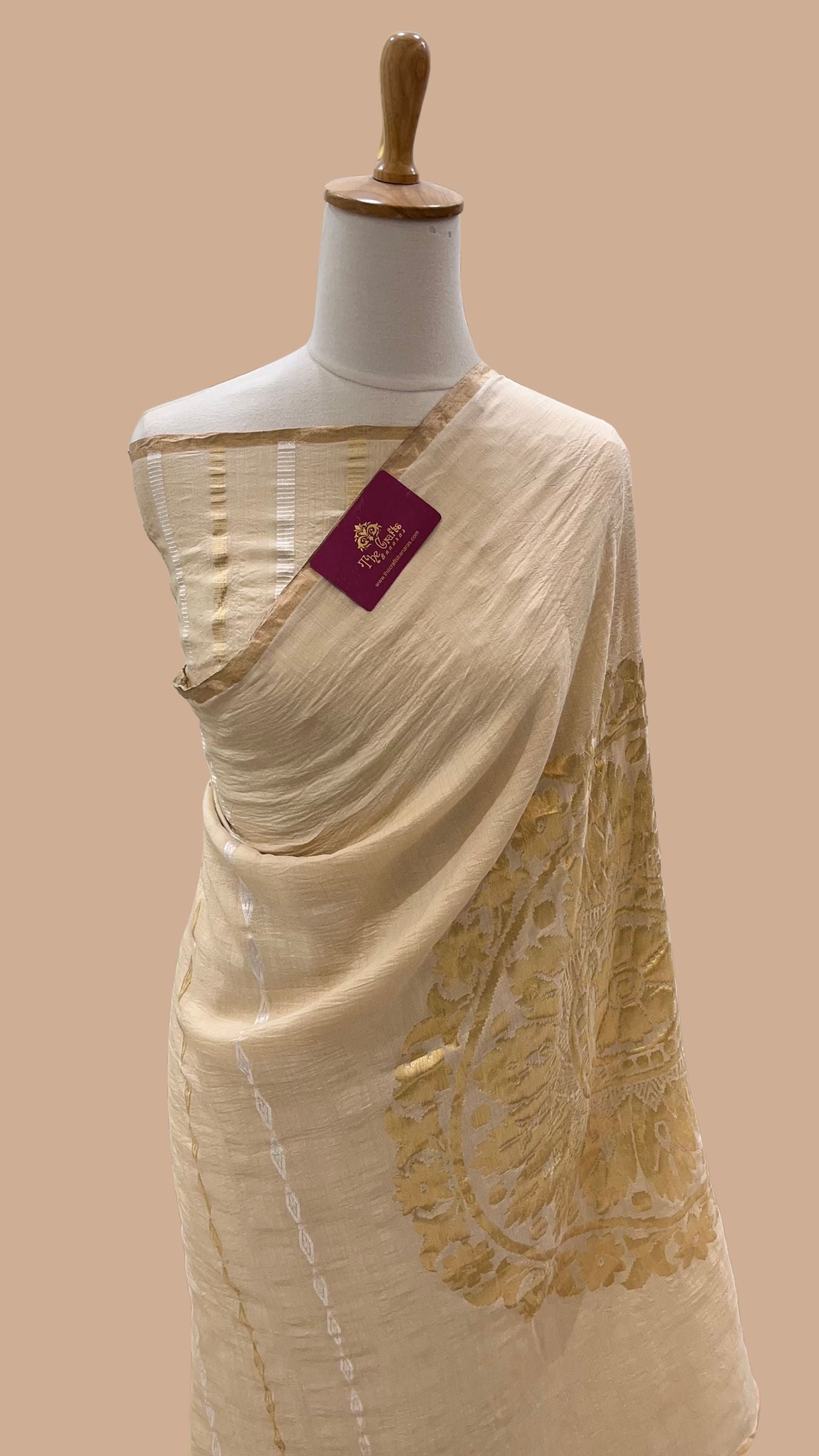 Pure Munga Silk Handloom Banarasi Saree