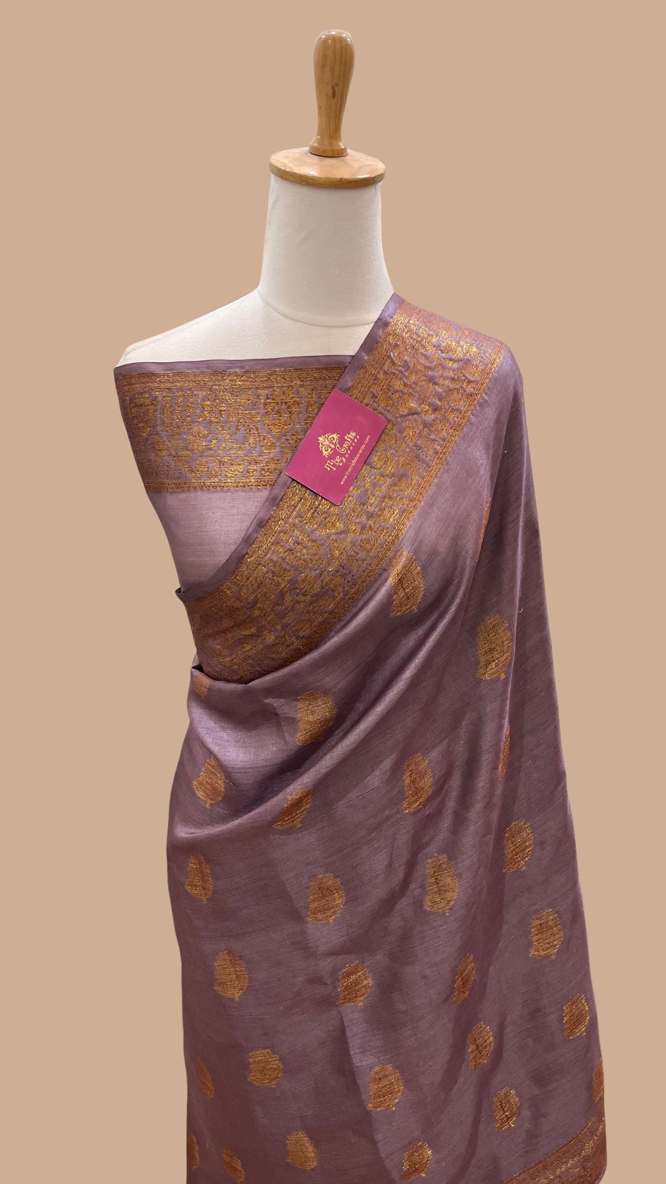 Pure Tussar Silk Banarasi Saree