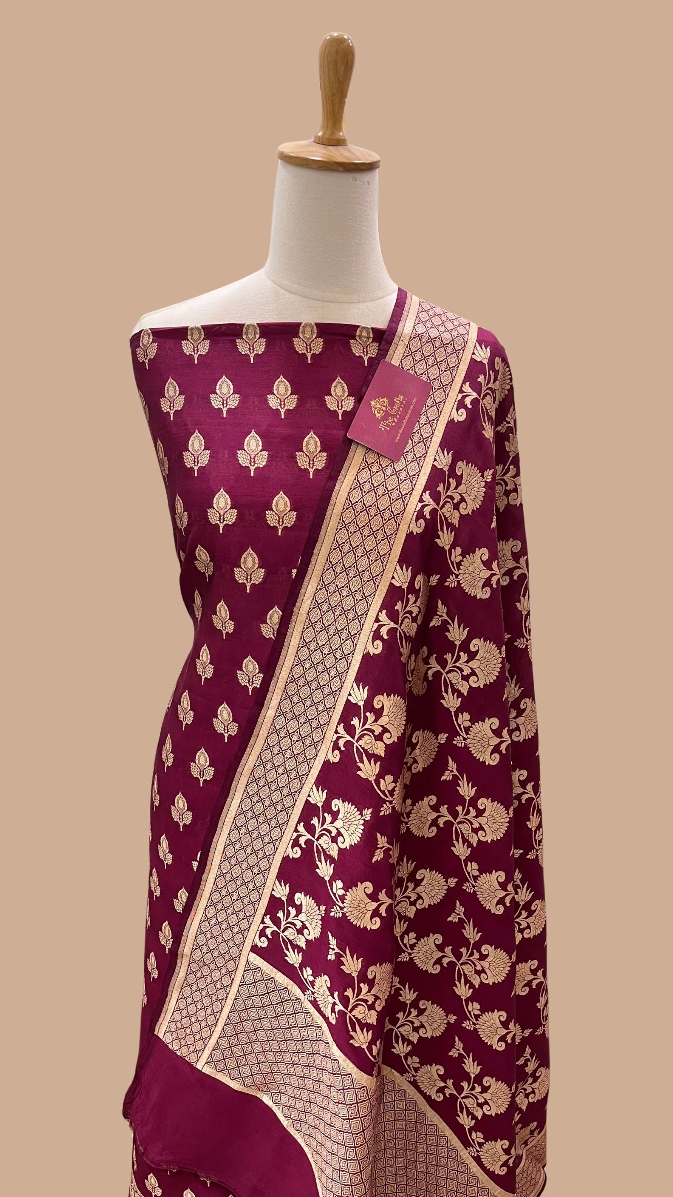 Pure Chiniya Silk Banarasi Dress Material