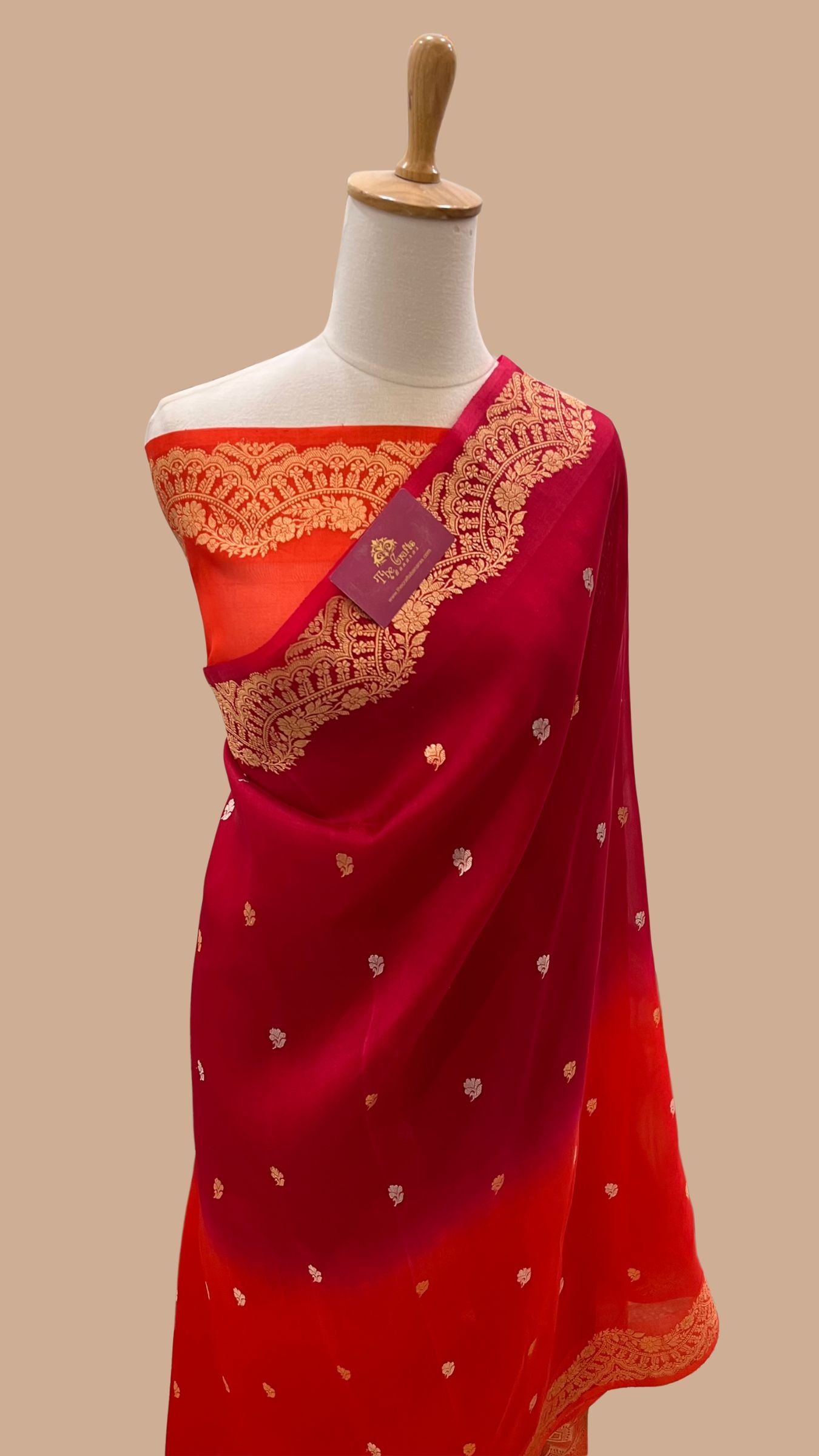 Pure Kora Silk Handloom Banarasi Saree