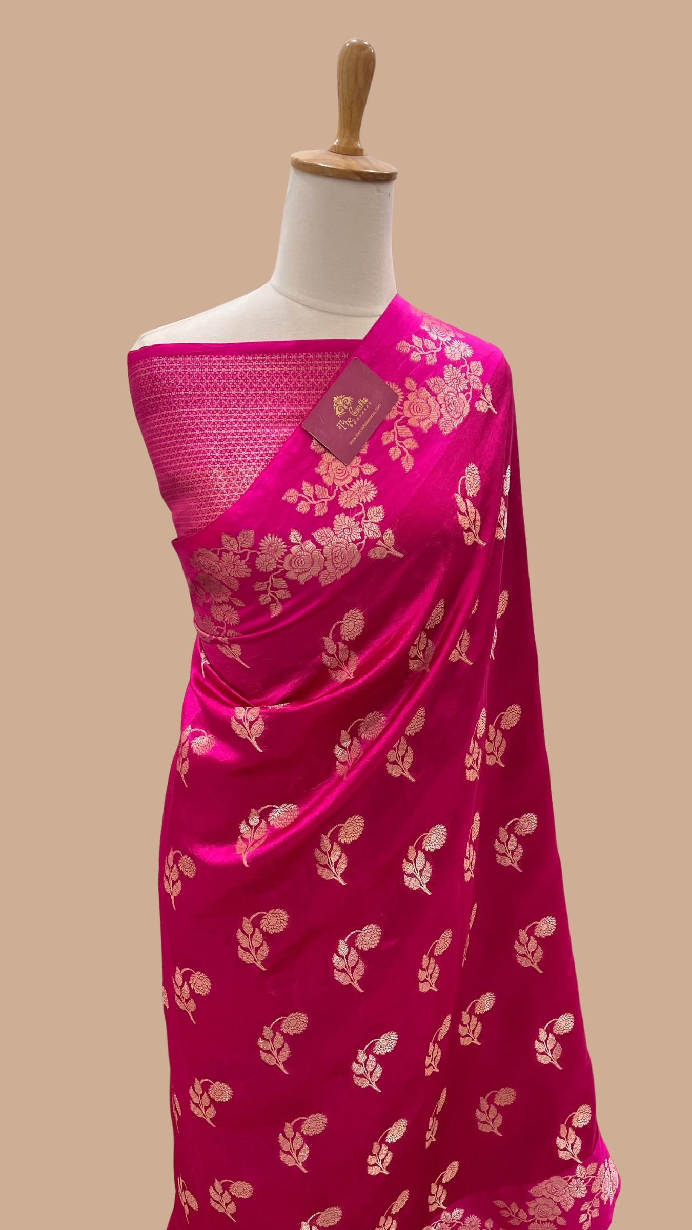 Pure Mango Silk Handloom Banarasi Saree