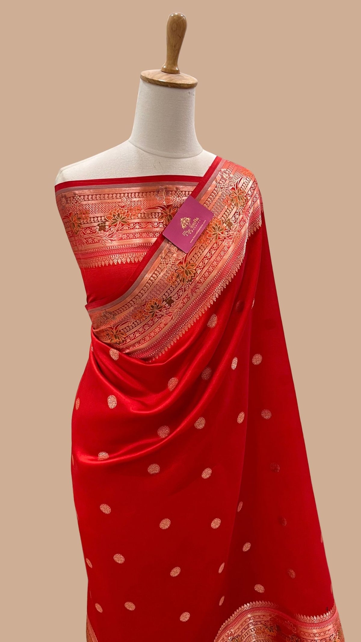 Pure Mango Silk Handloom Banarasi Saree