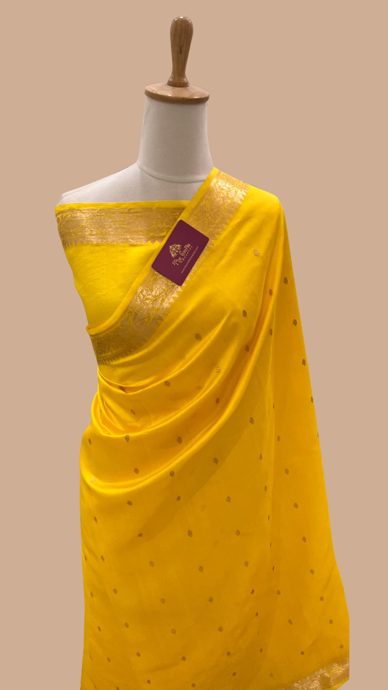 Pure Mango Silk Handloom Banarasi Saree