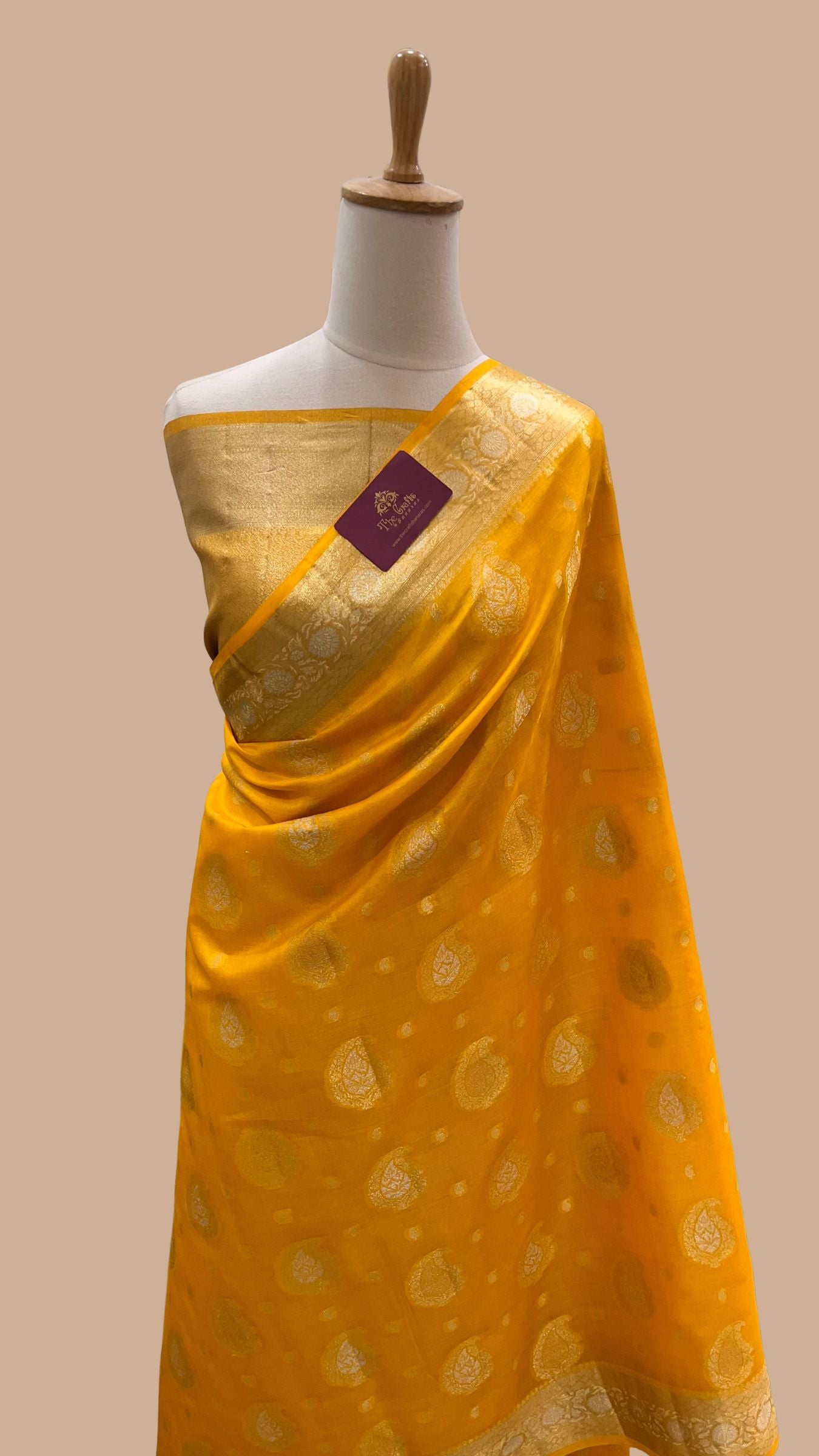 Pure Tussar Silk Banarasi Saree