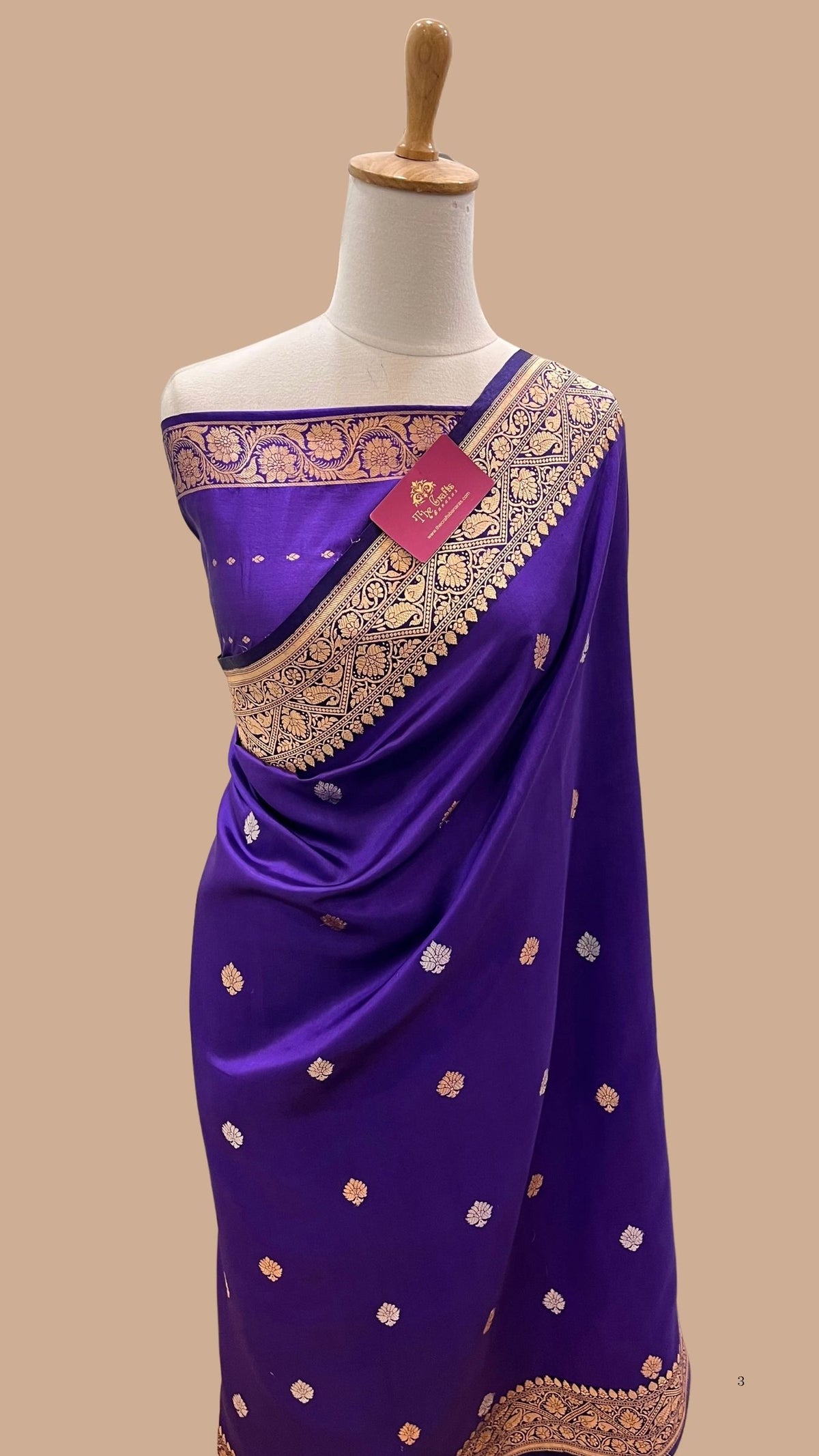 Pure Mango Silk Handloom Banarasi Saree