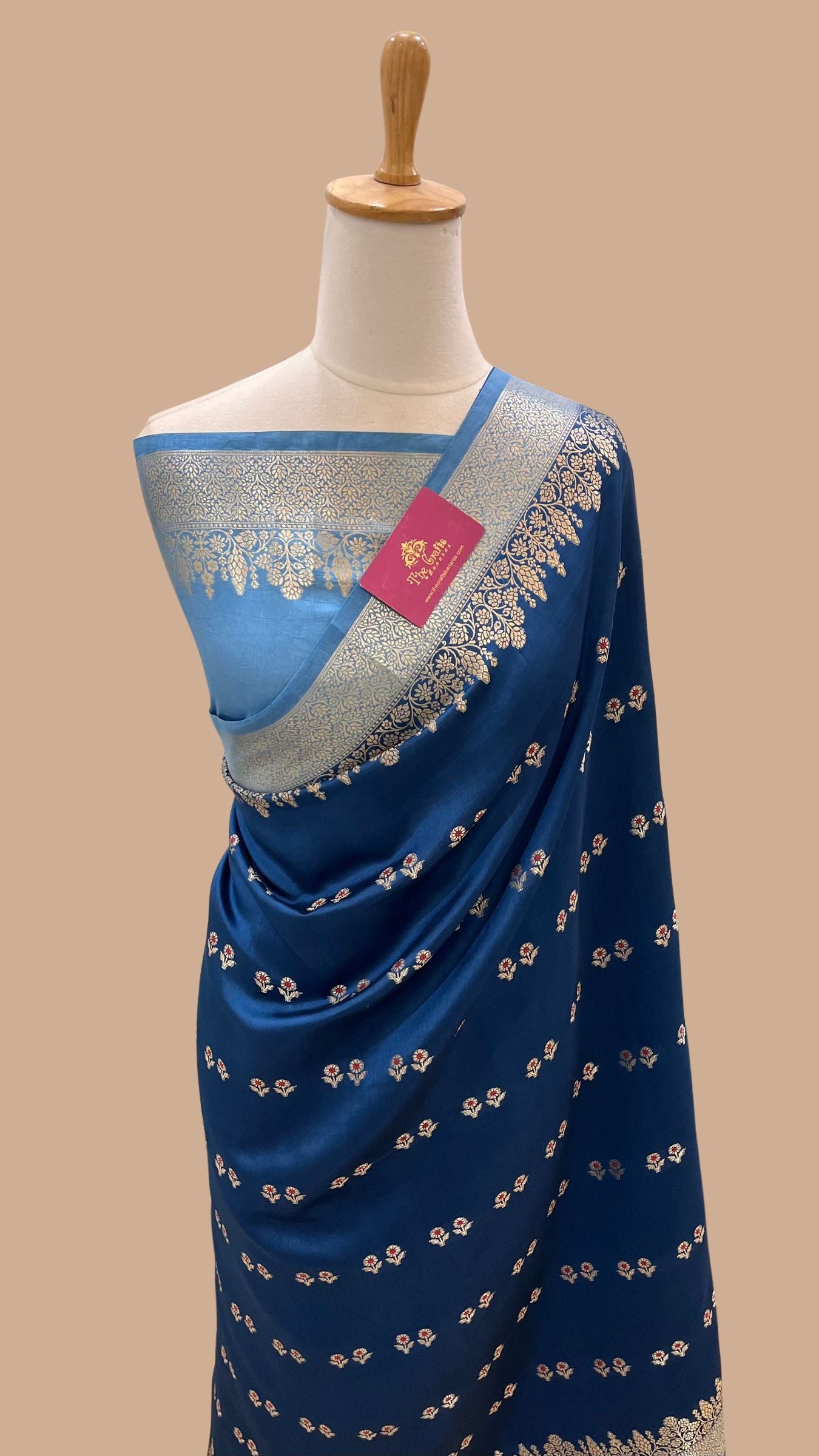 Pure Mango Silk Banarasi Saree