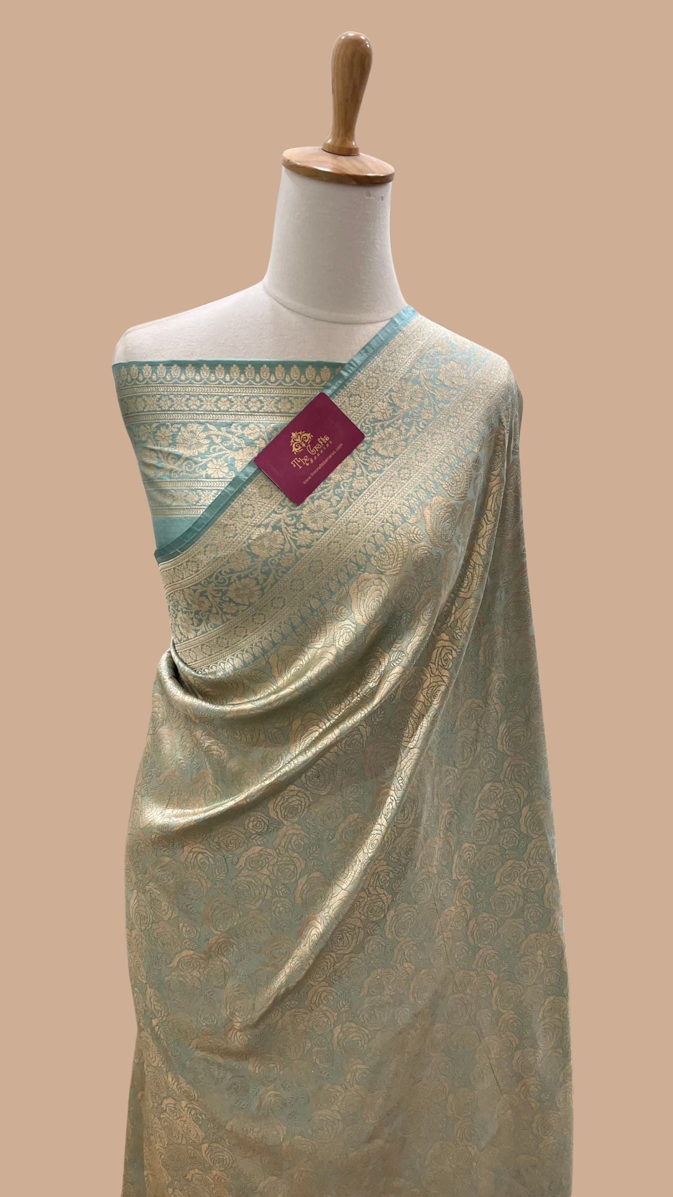 Pure Katan Silk Handloom Banarasi Saree - Tanchui Brocade