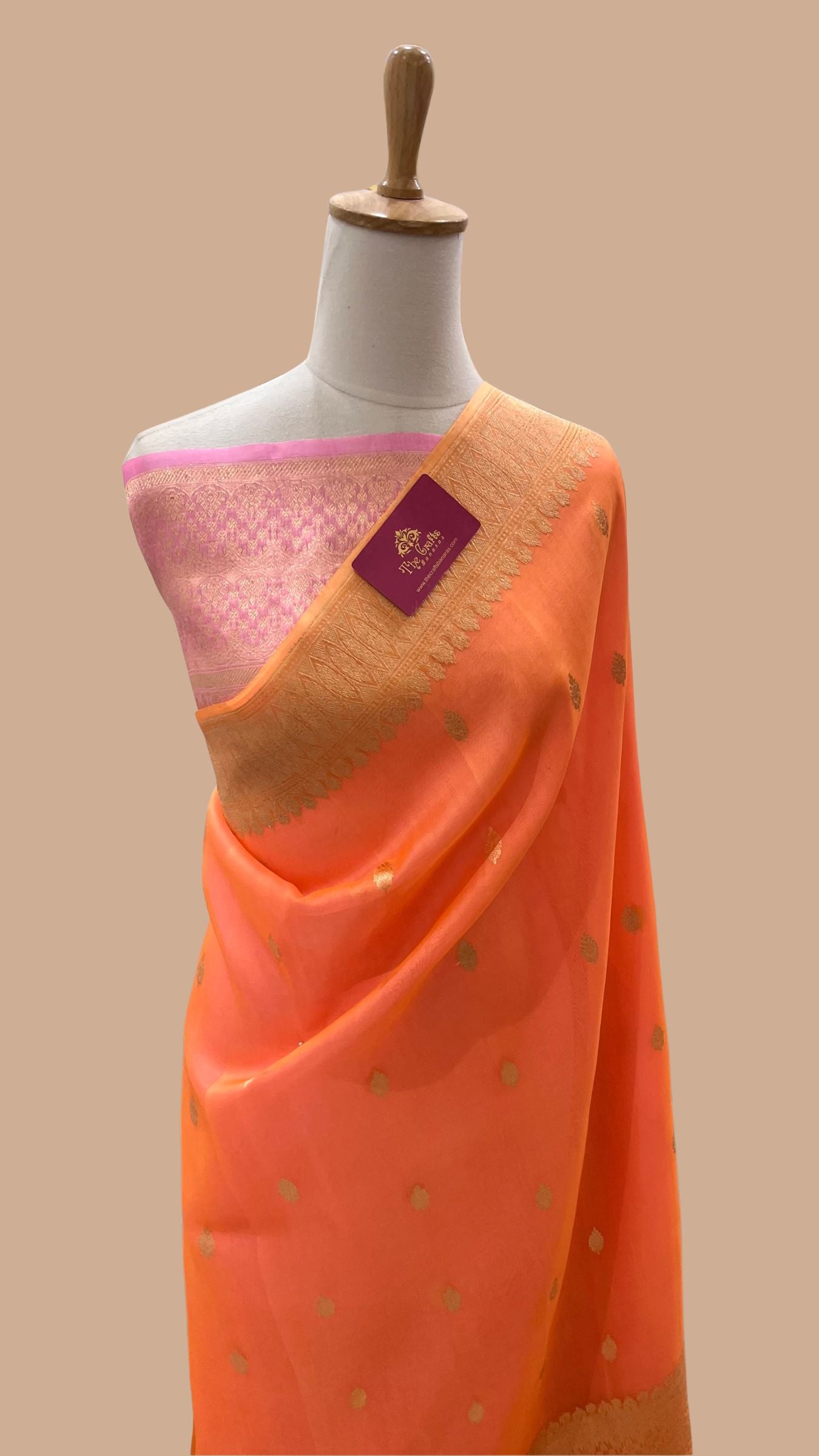 Pure Kora Silk Handloom Banarasi Saree