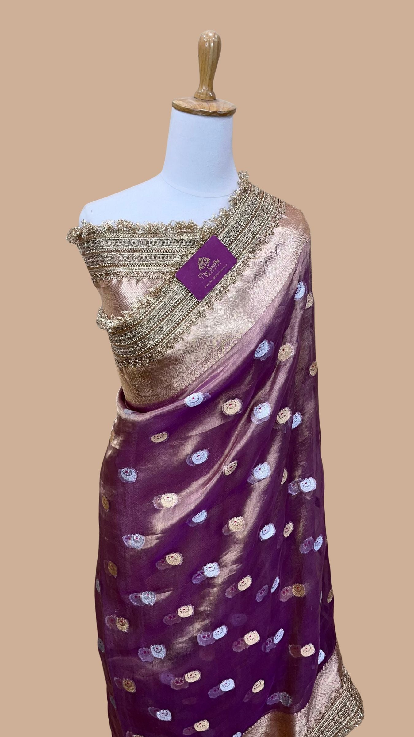 Pure Kora Tissue Silk Banarasi Saree