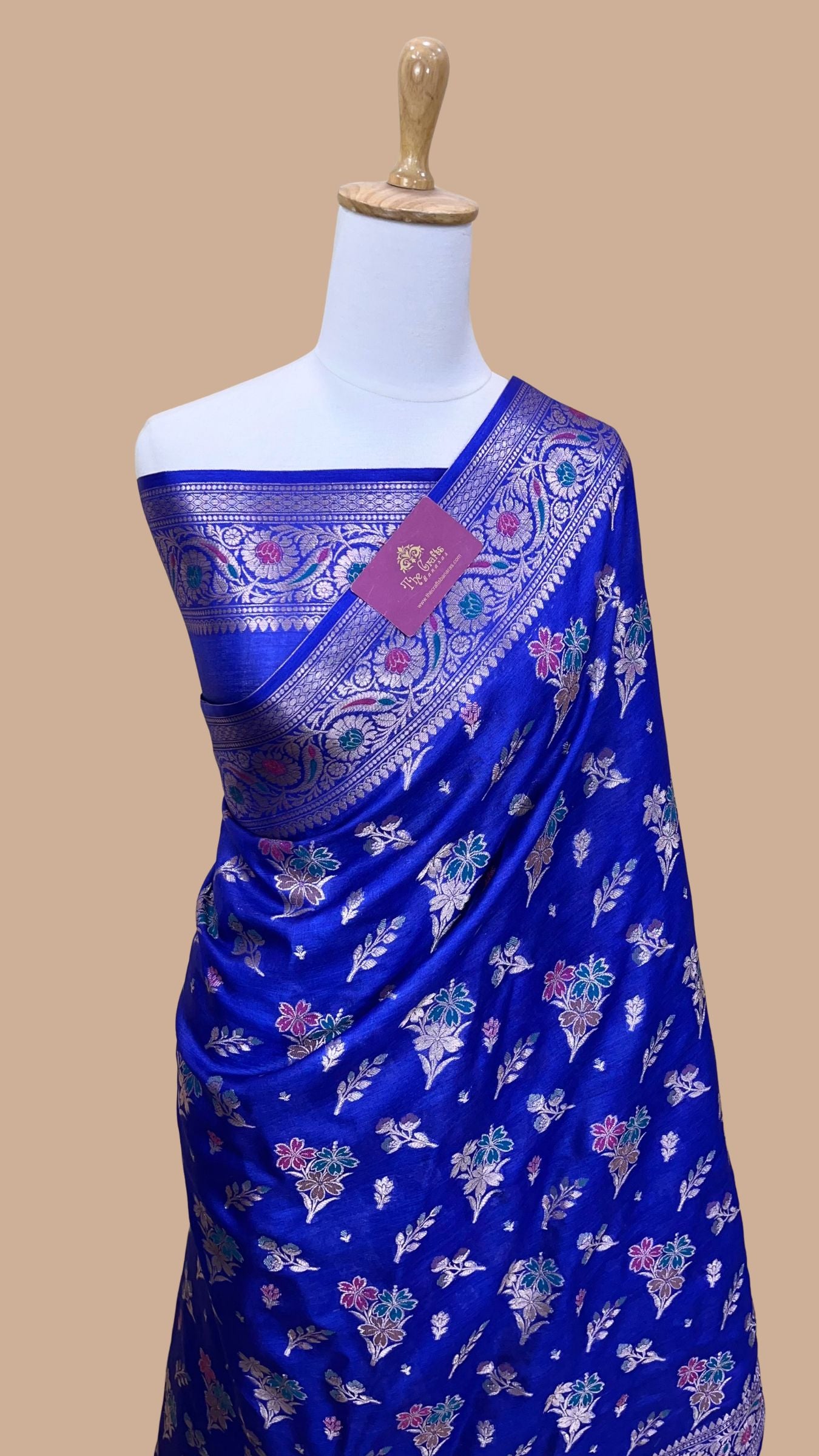 Pure Butter Crepe Banarasi Saree