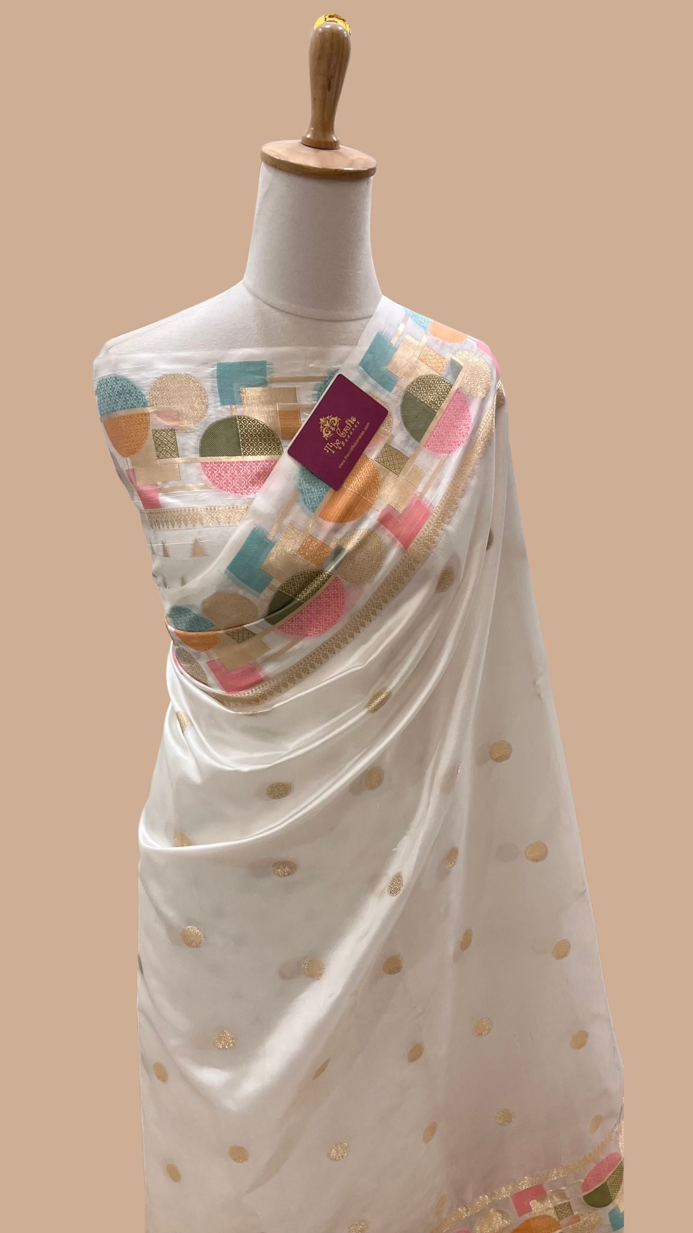 Pure Mango Silk Handloom Banarasi Saree