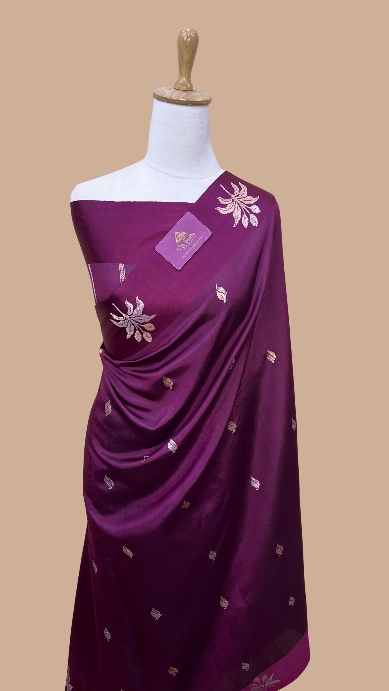 Pure Mango Silk Handloom Banarasi Saree - Sona Roopa