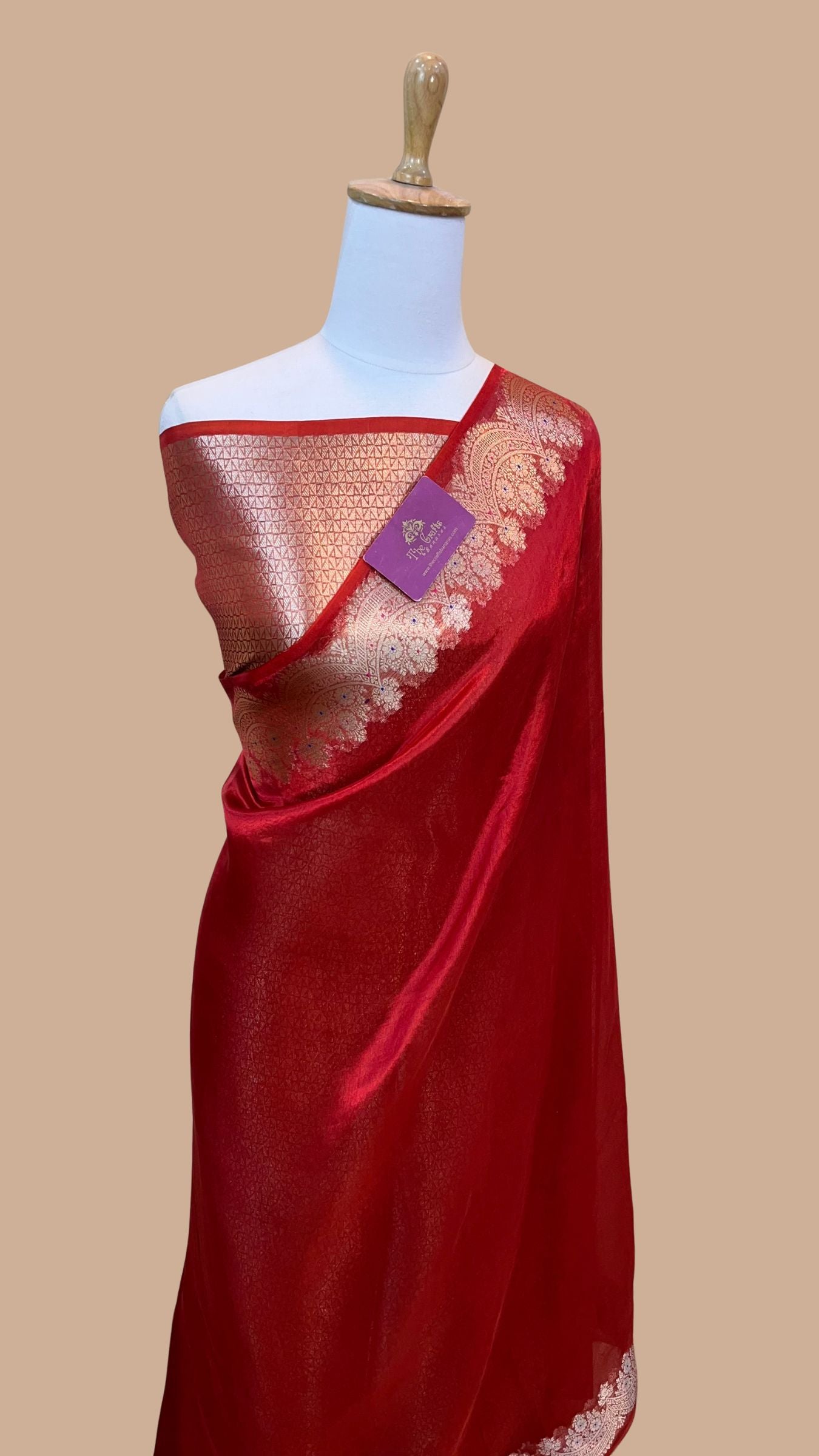 Pure Kora Tissue Silk Banarasi Saree