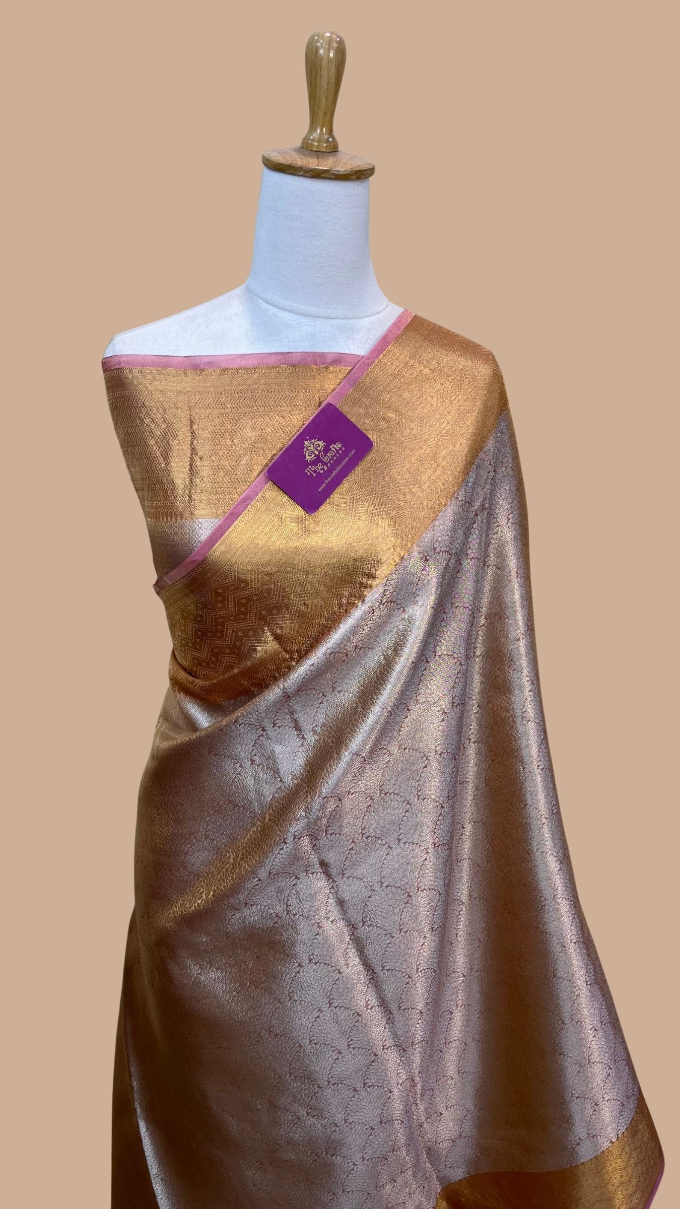 Pure Tissue Silk Brocade Banarasi Saree