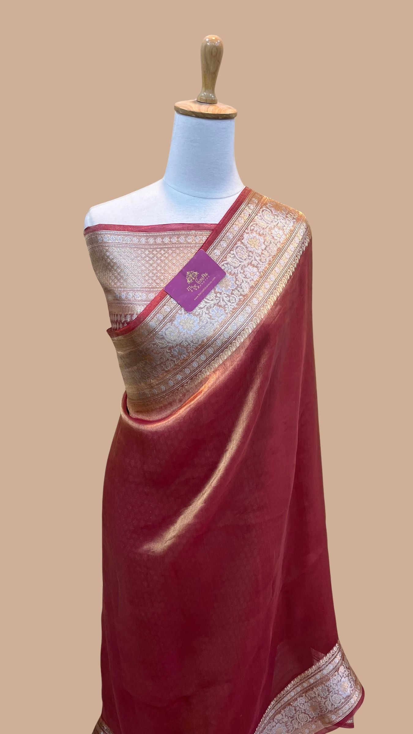 Pure Kora Tissue Silk Banarasi Saree