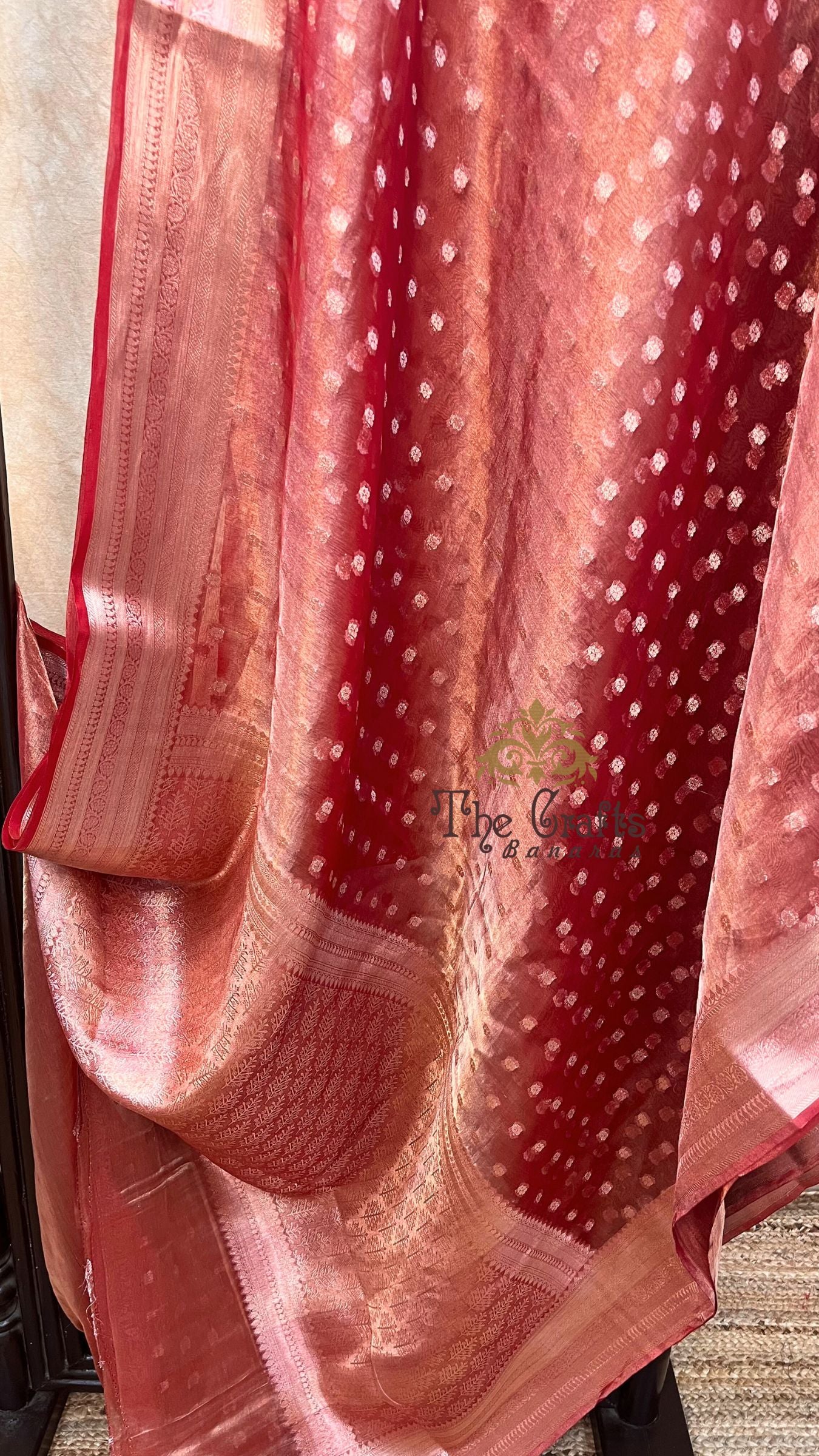 Pure Kora Silk Handloom Banarasi Saree