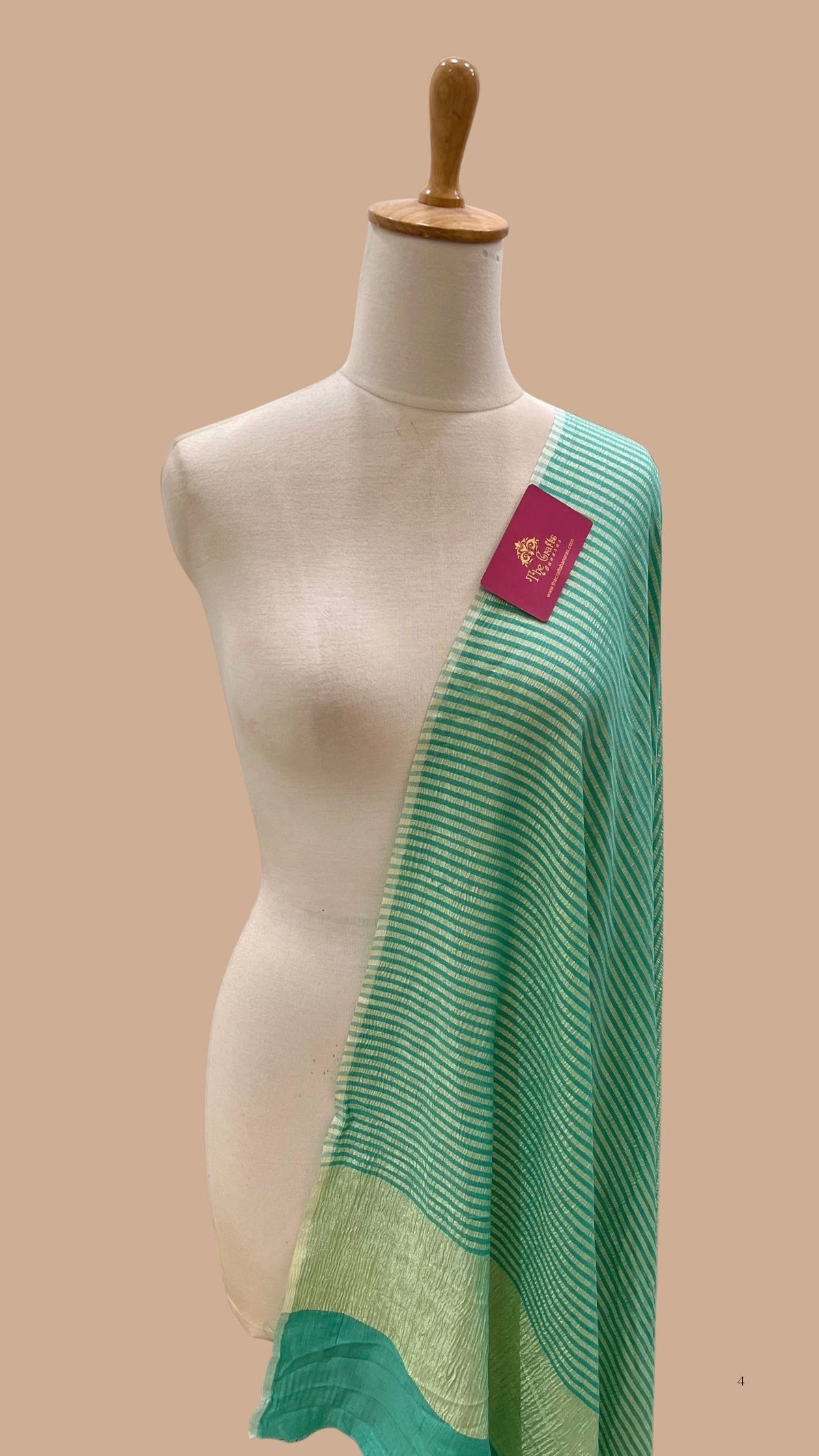 Pure Moonga Silk Banarasi Handloom Dupatta