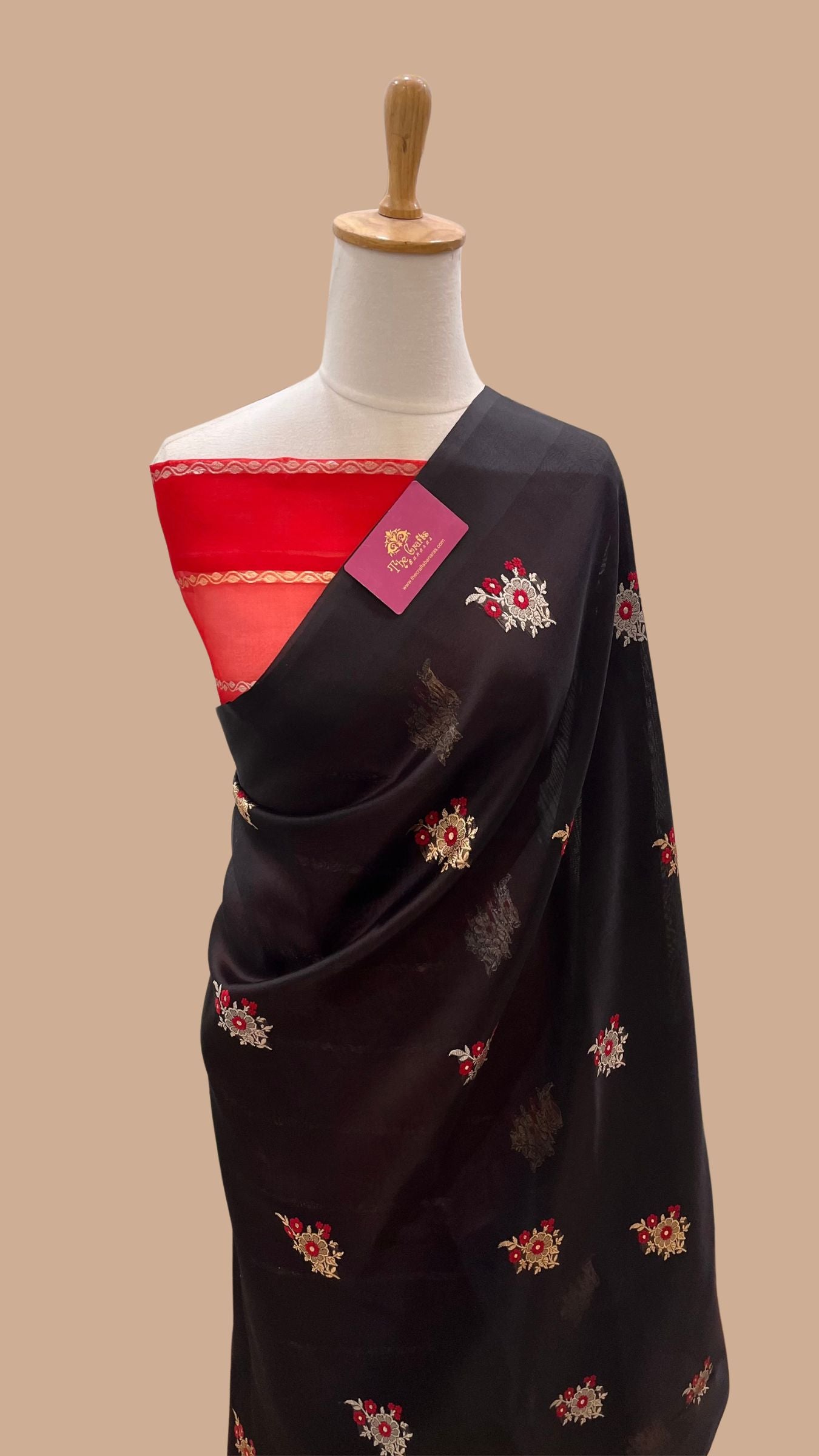 Pure Kora Silk Handloom Banarasi Saree