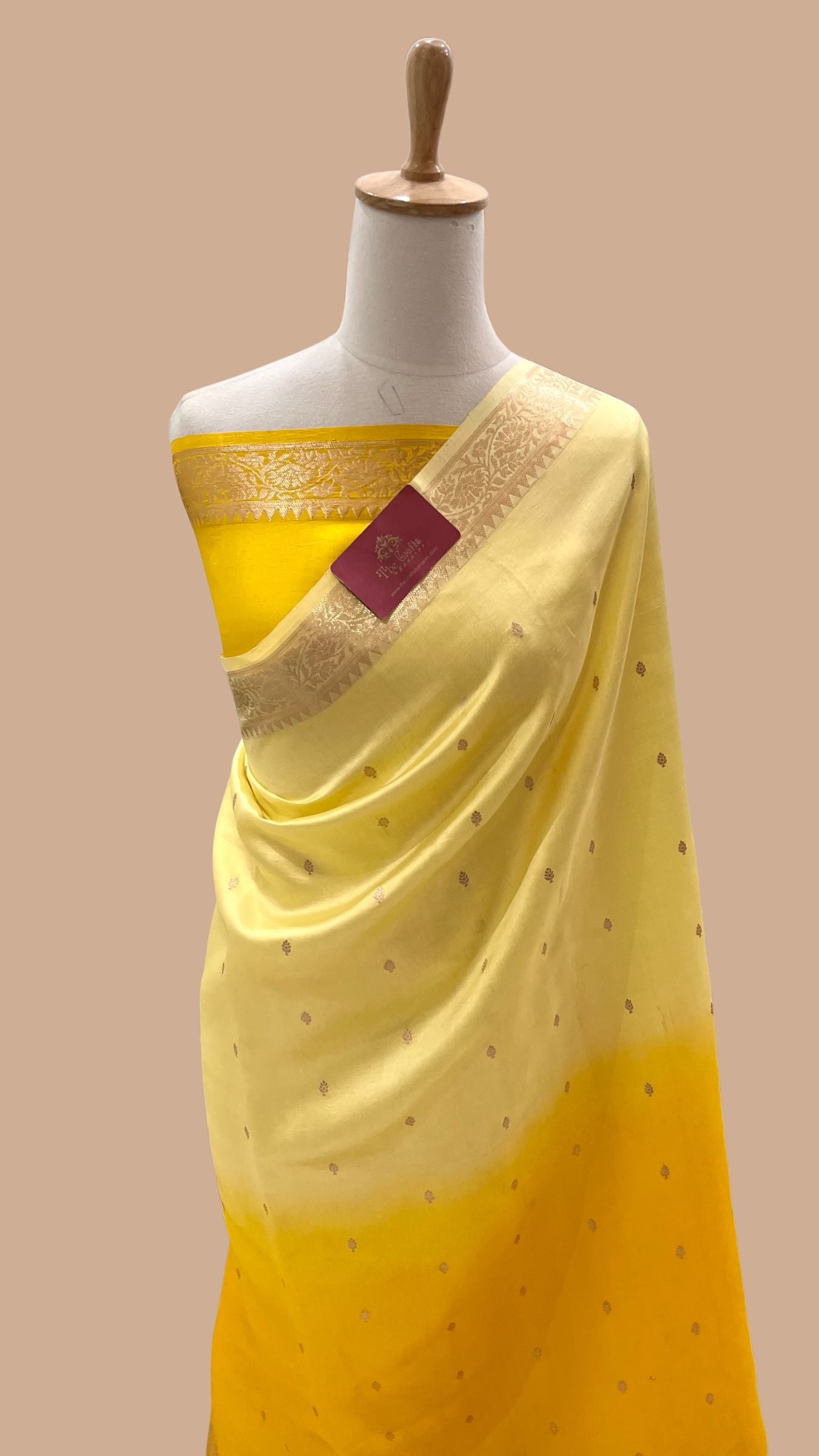 Pure Mango Silk Handloom Banarasi Saree