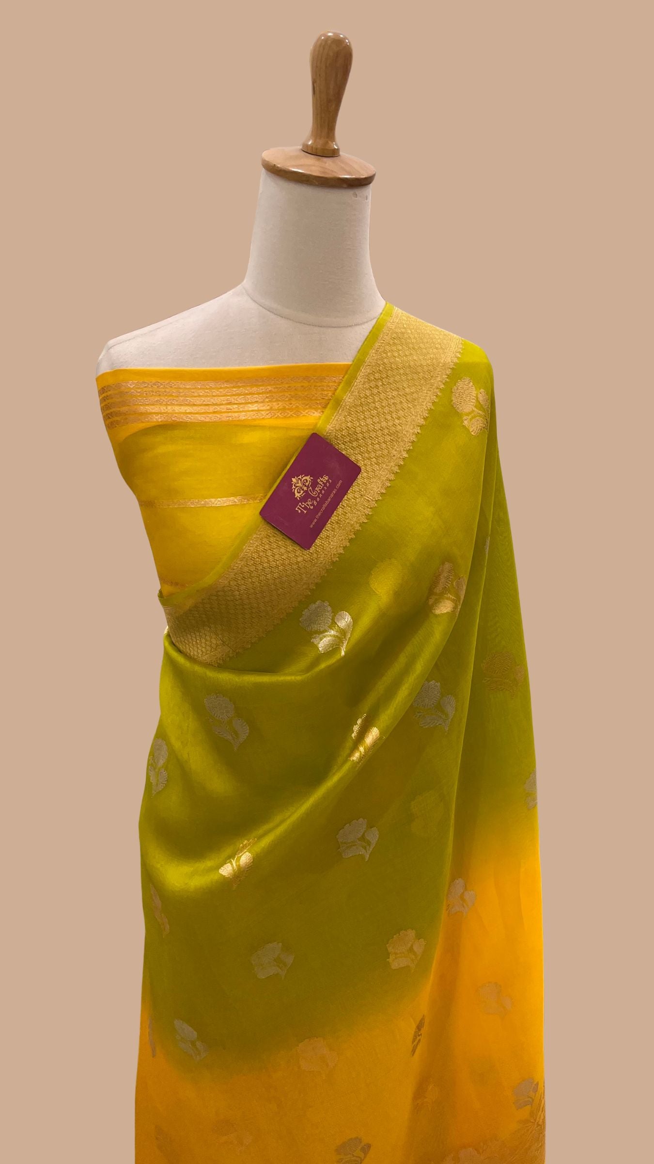 Pure Kora Silk Handloom Banarasi Saree