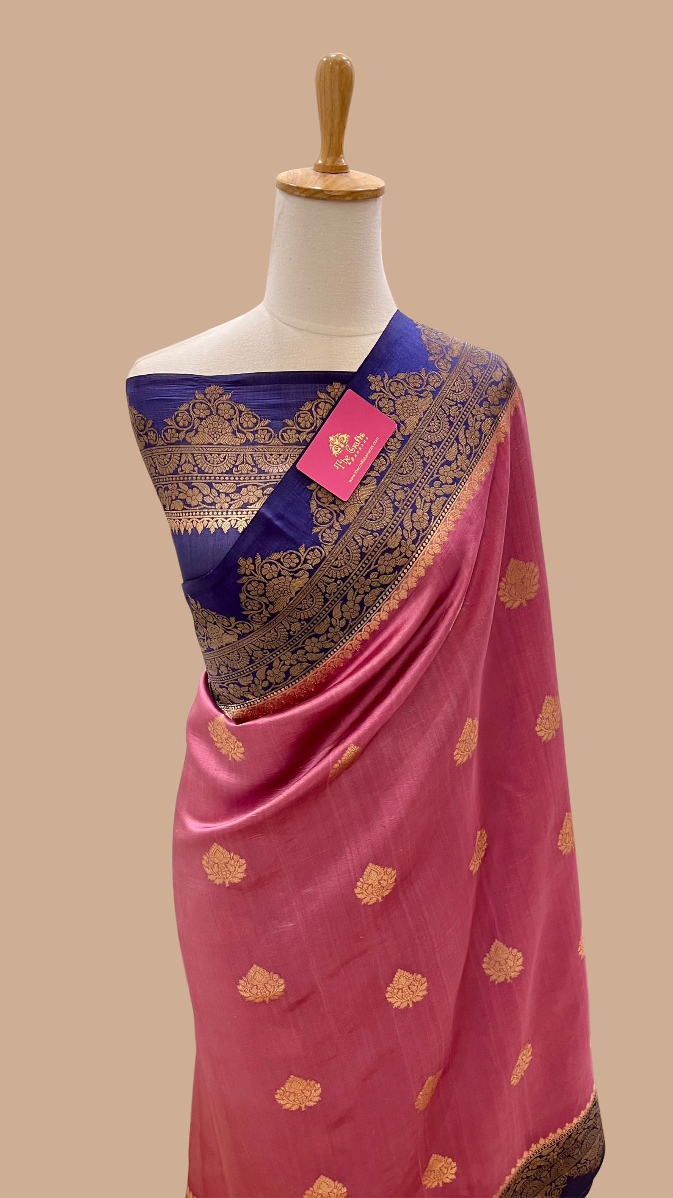Pure Mango Silk Handloom Banarasi Saree