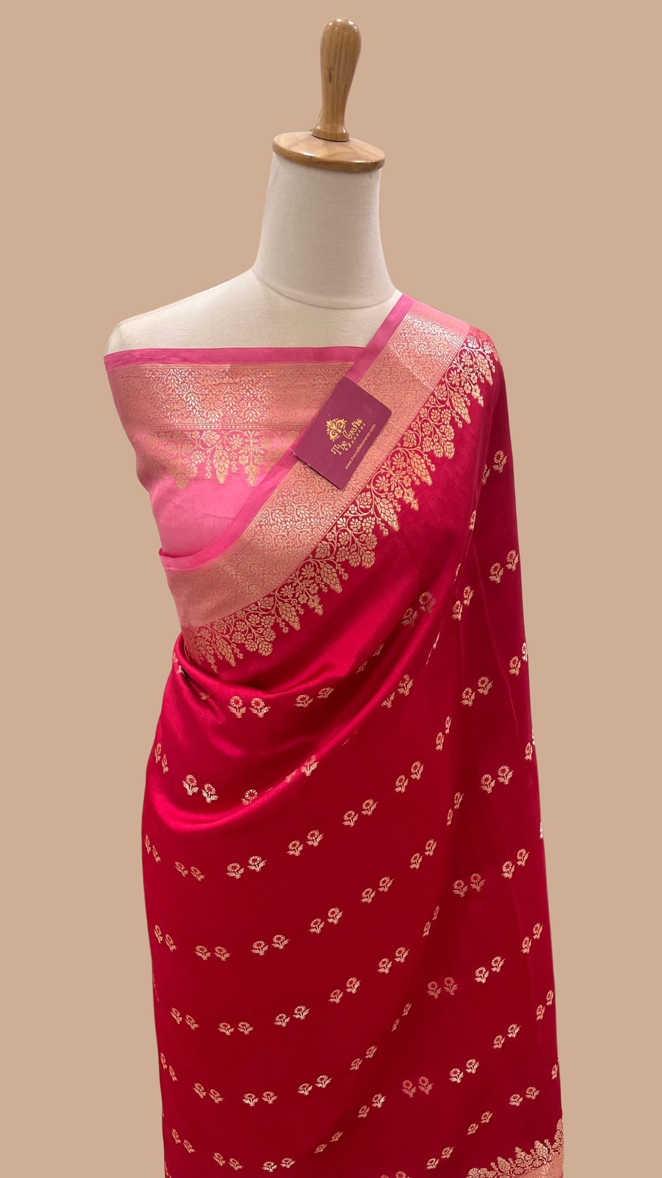 Pure Mango Silk Banarasi Saree