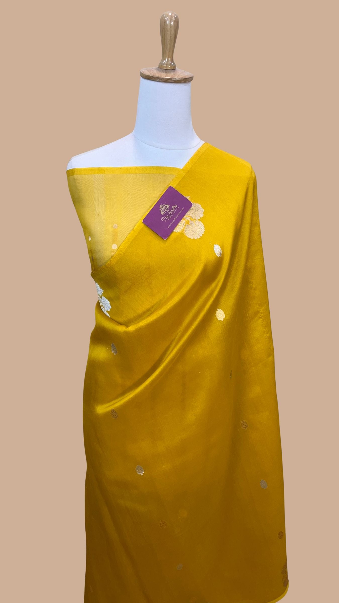 Pure Kora Silk Handloom Banarasi Saree