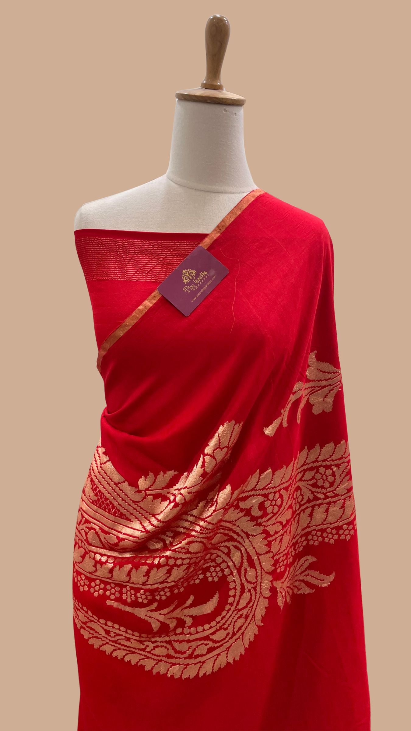 Pure Munga Silk Handloom Banarasi Saree