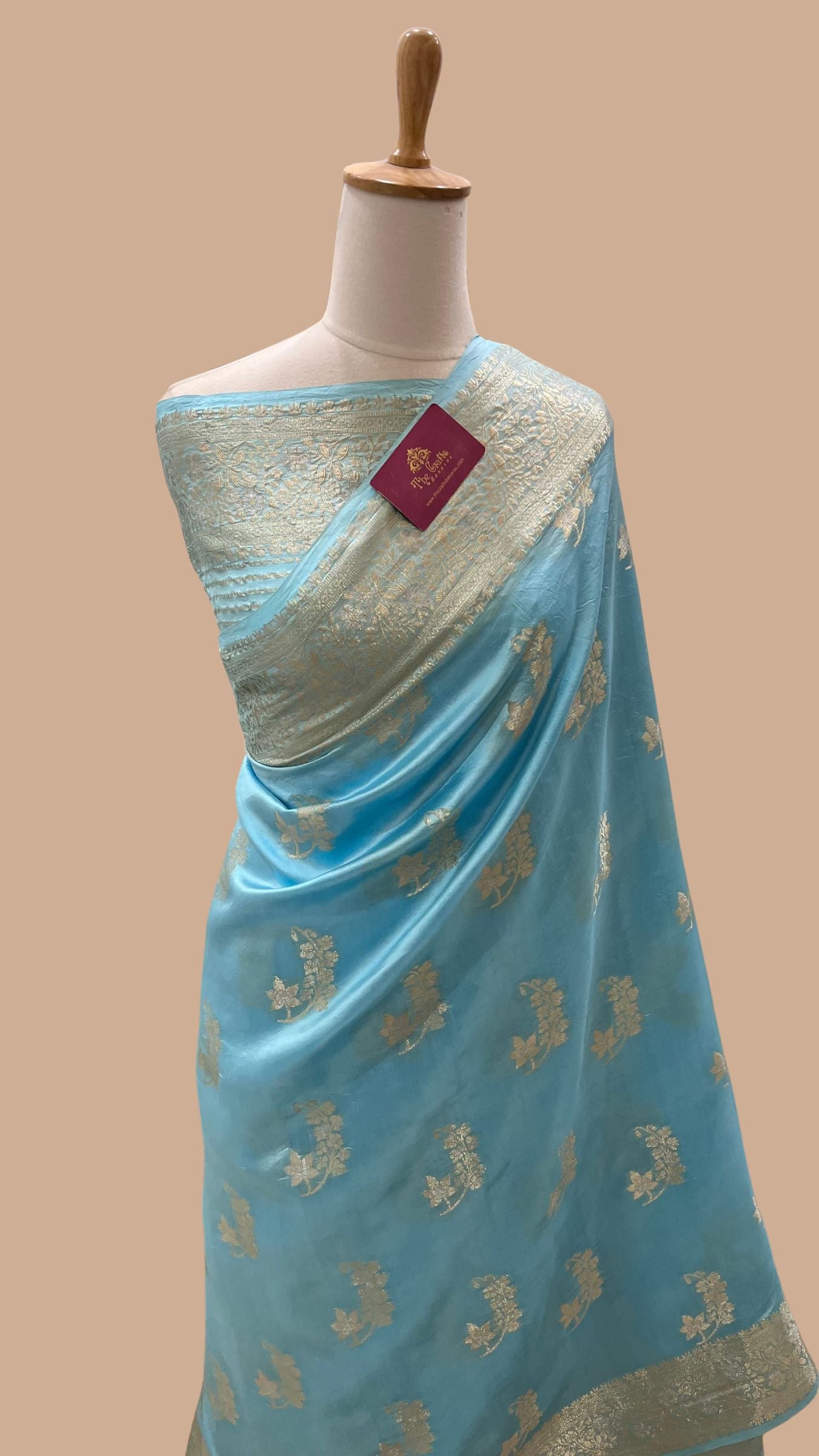 Pure Mango Silk Handloom Banarasi Saree