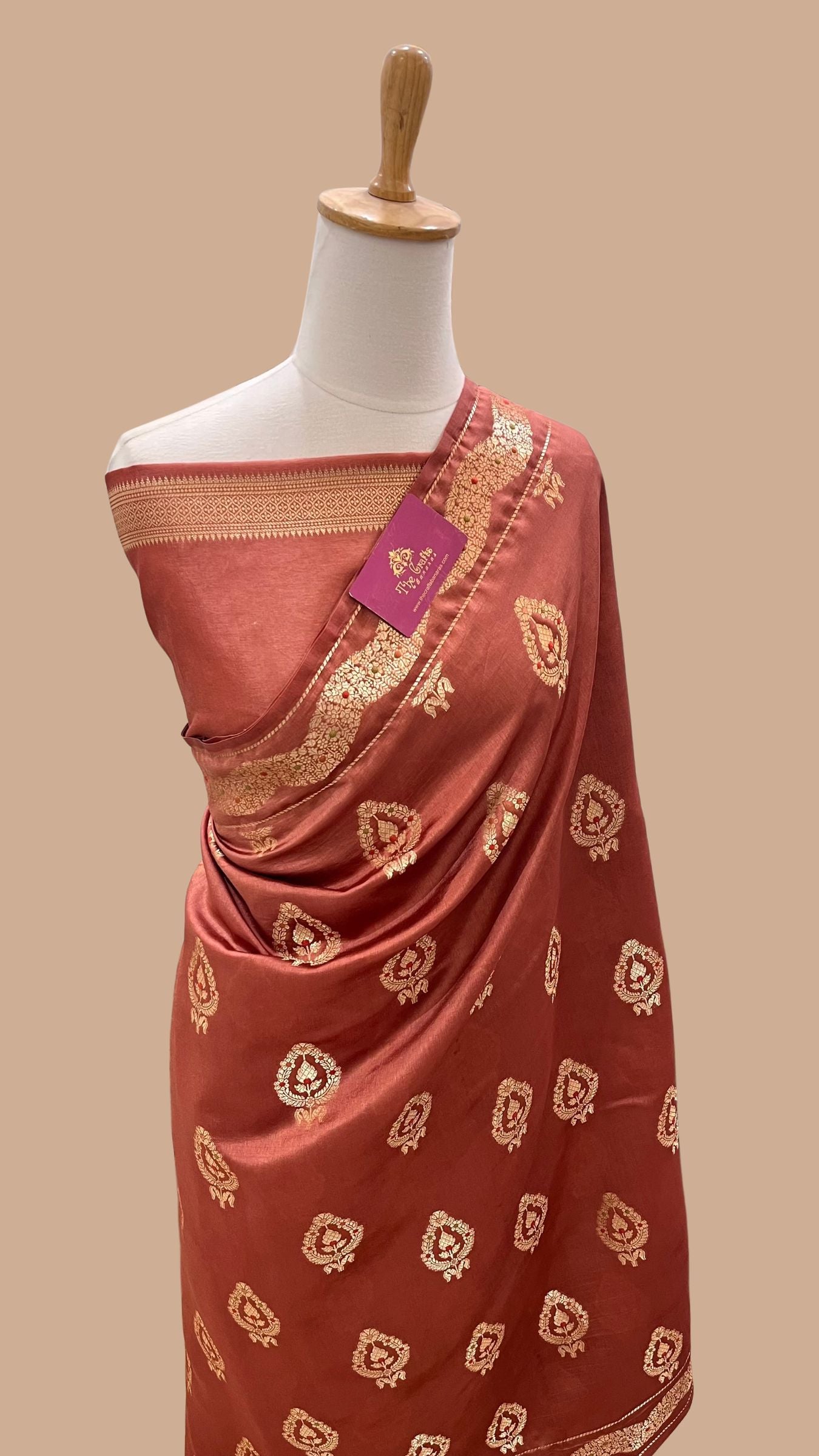 Pure Mango Silk Banarasi Saree