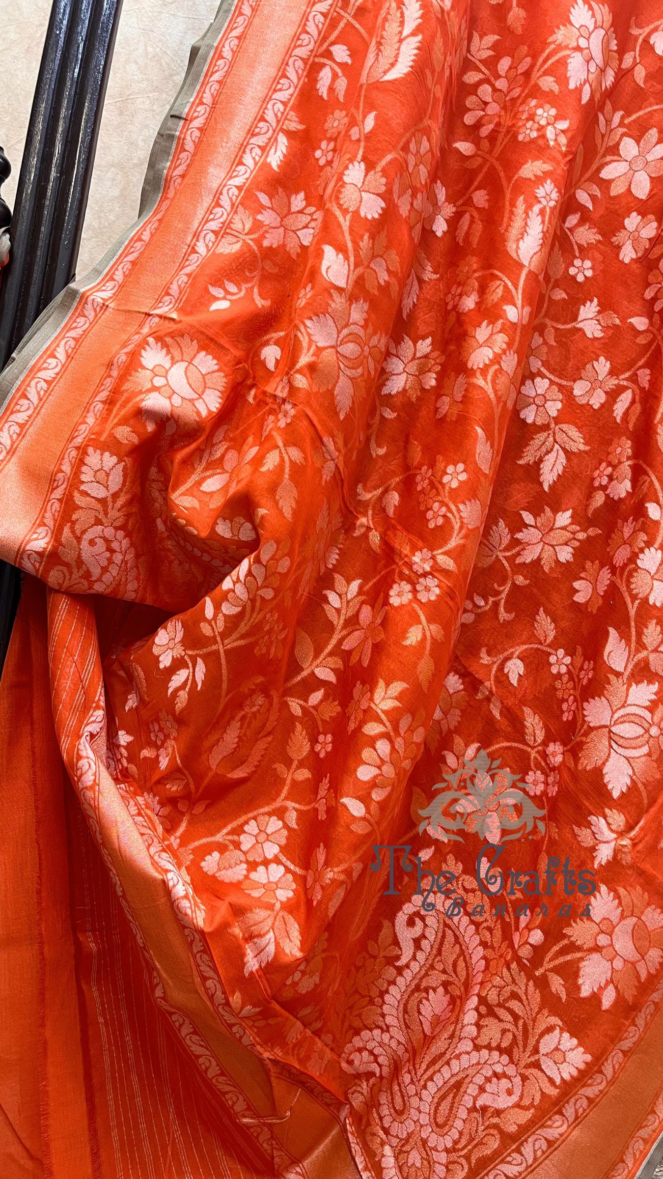 Pure Ektara Cotton Jamdani Banarasi Saree - Alfi