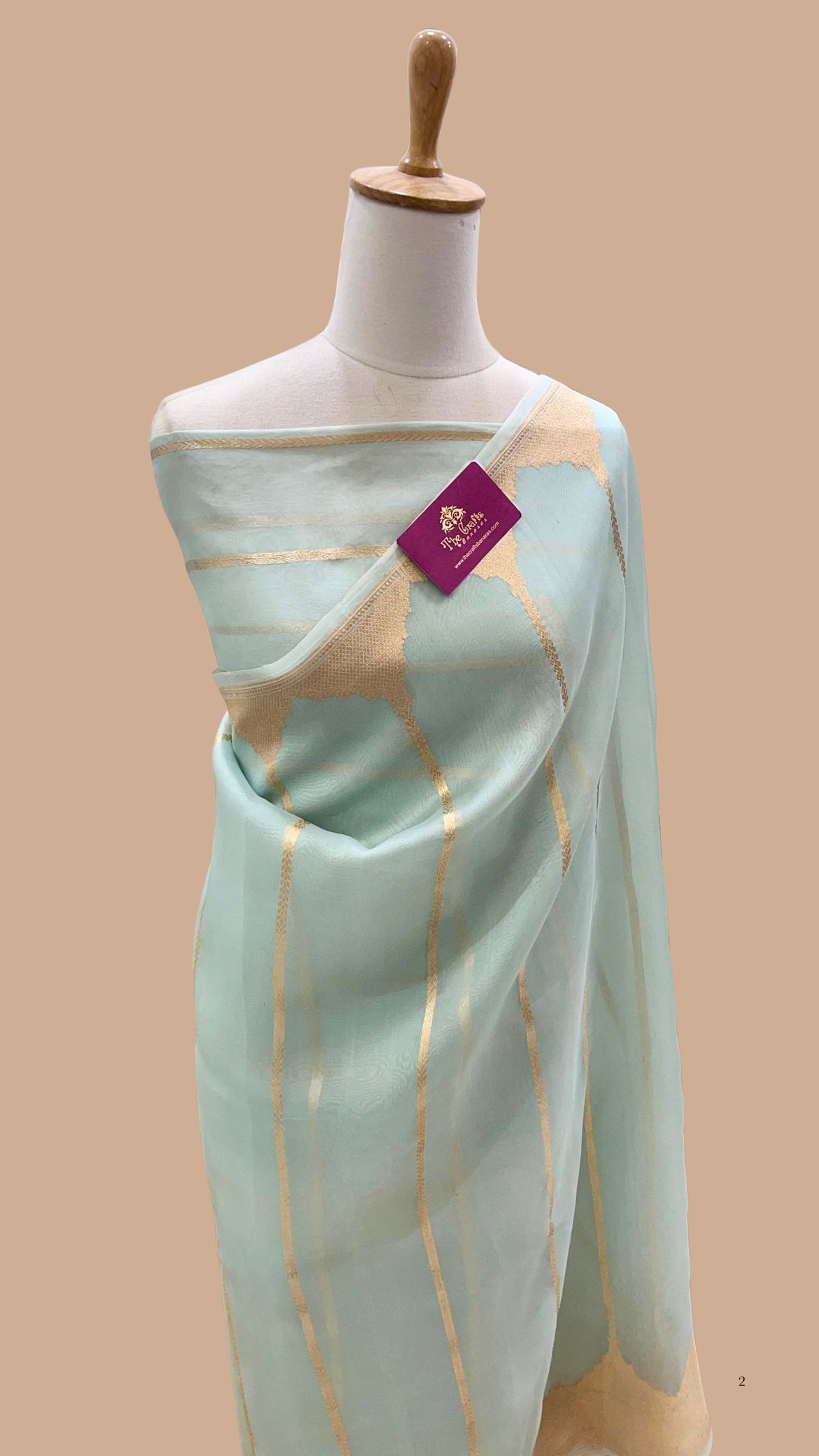 Pure Kora Silk Handloom Banarasi Saree