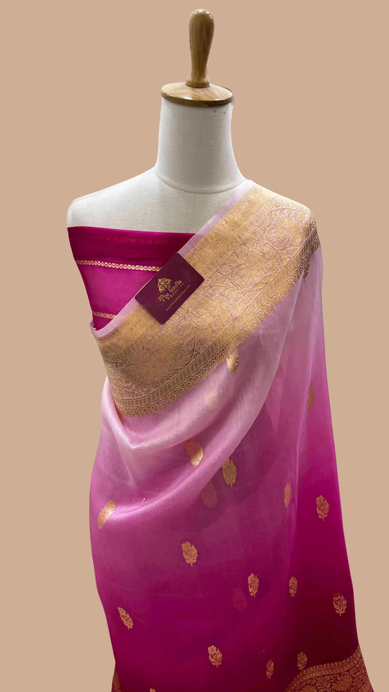 Pure Kora Silk Handloom Banarasi Saree