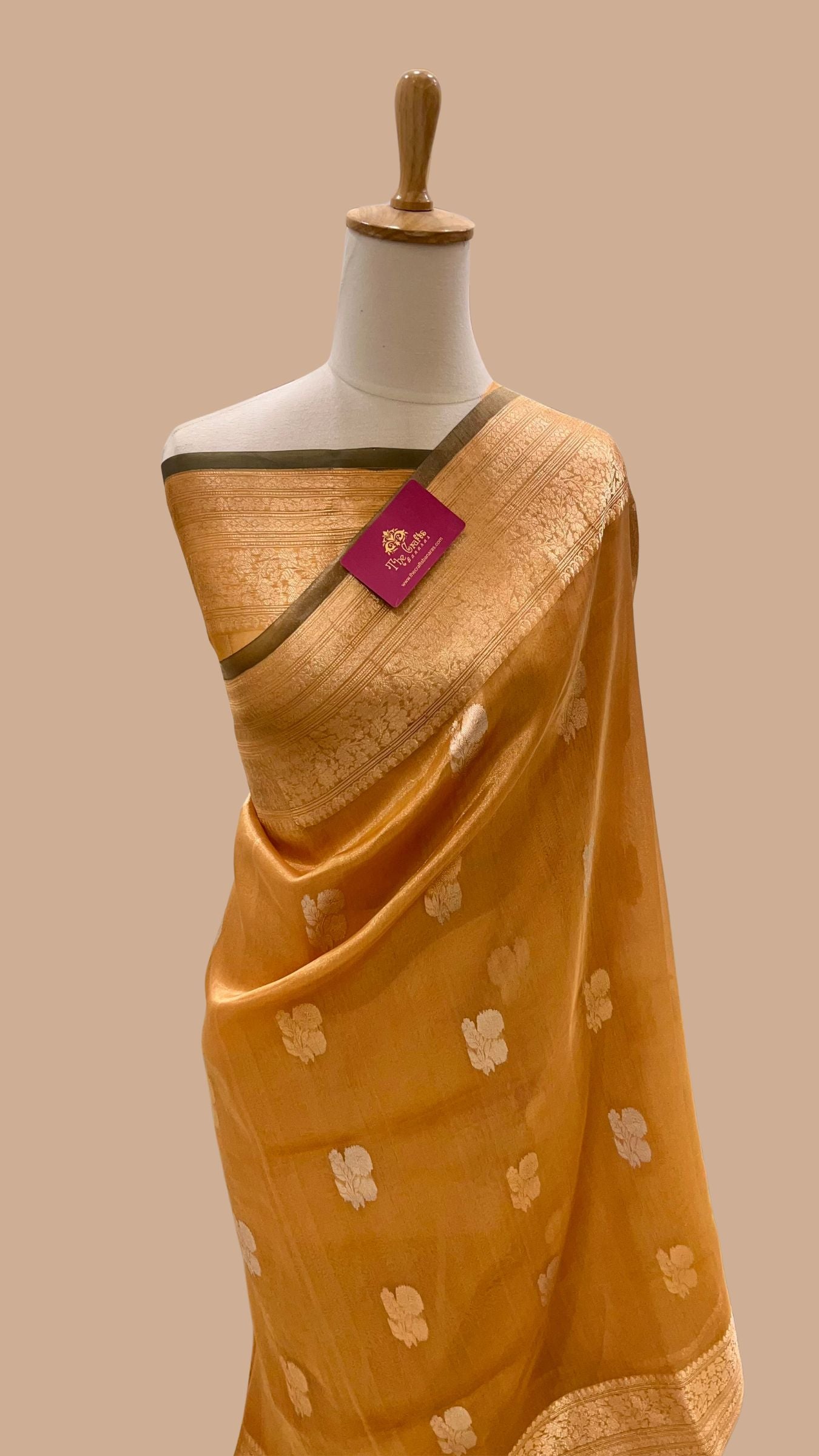 Pure Tissue Silk Handloom Banarasi Saree
