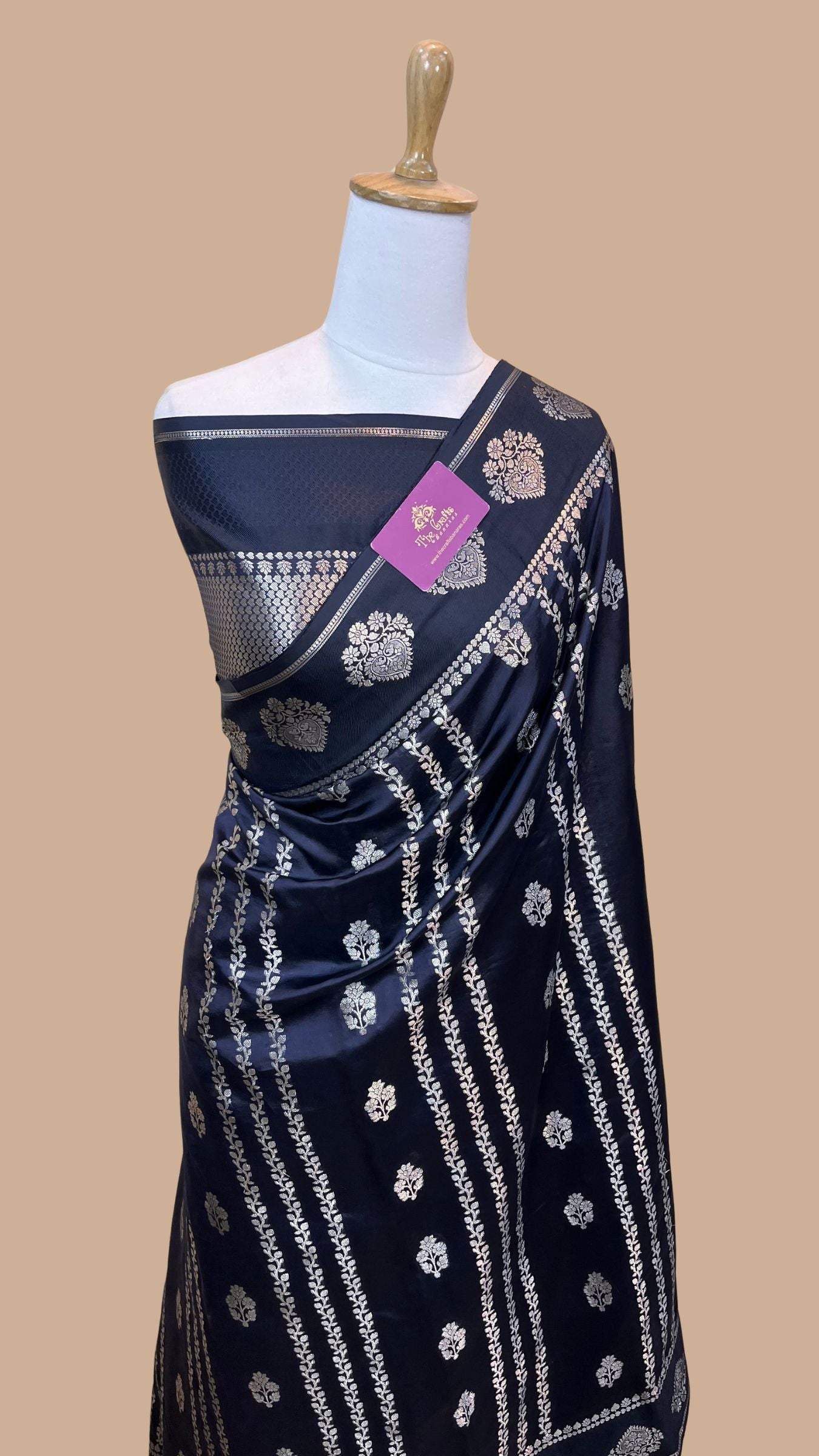 Pure Mango Silk Banarasi Saree